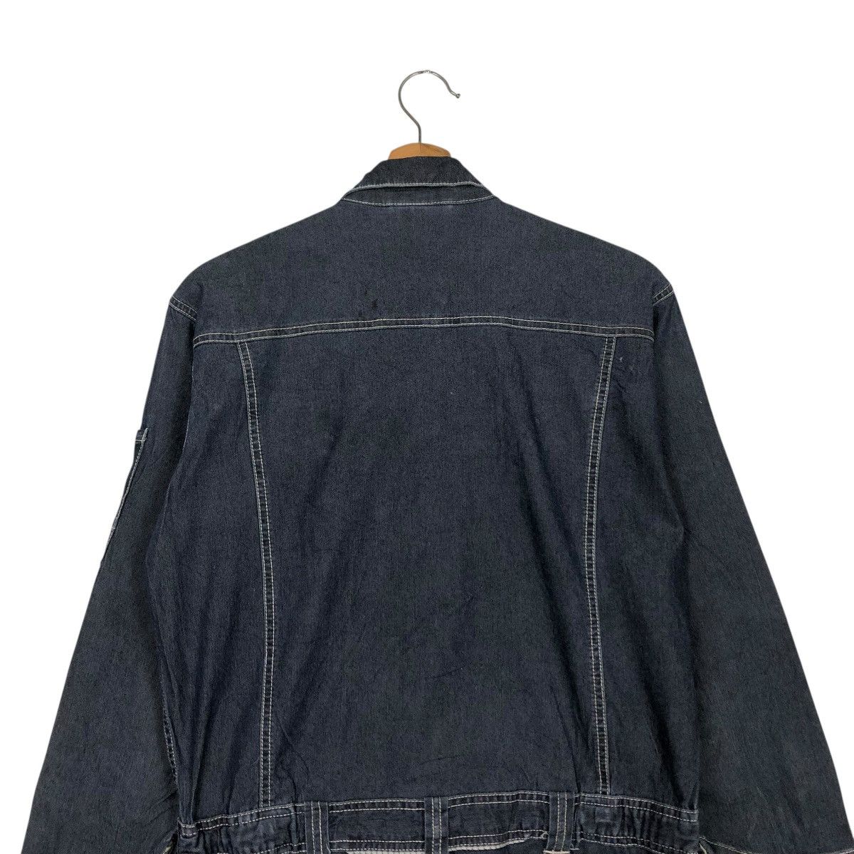 Japanese Brand 🔥VINTAGE DENIM WORKER OVERALL DICKIES USA INDIGO Size US 32 / EU 48 - 10 Thumbnail