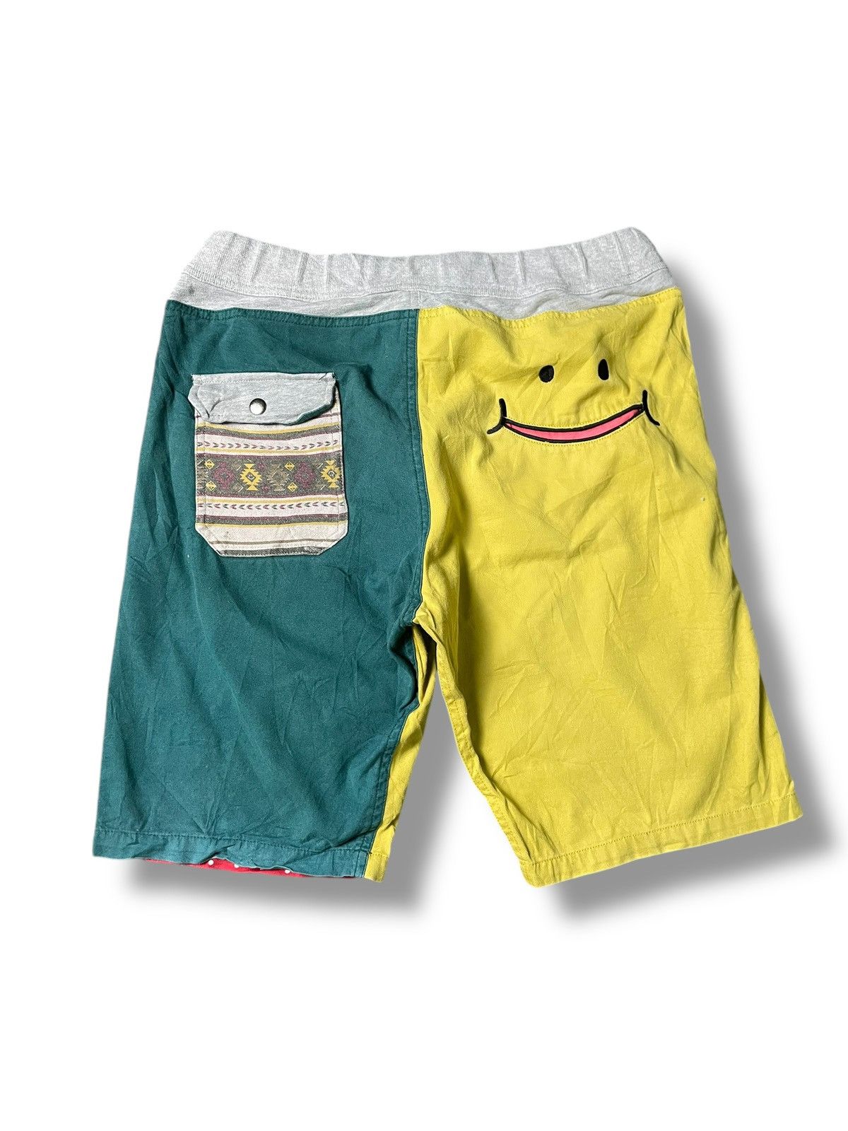 Designer × Japanese Brand UP Start Brand Colourblock Shorts (65) Size US 34 / EU 50 - 13 Thumbnail