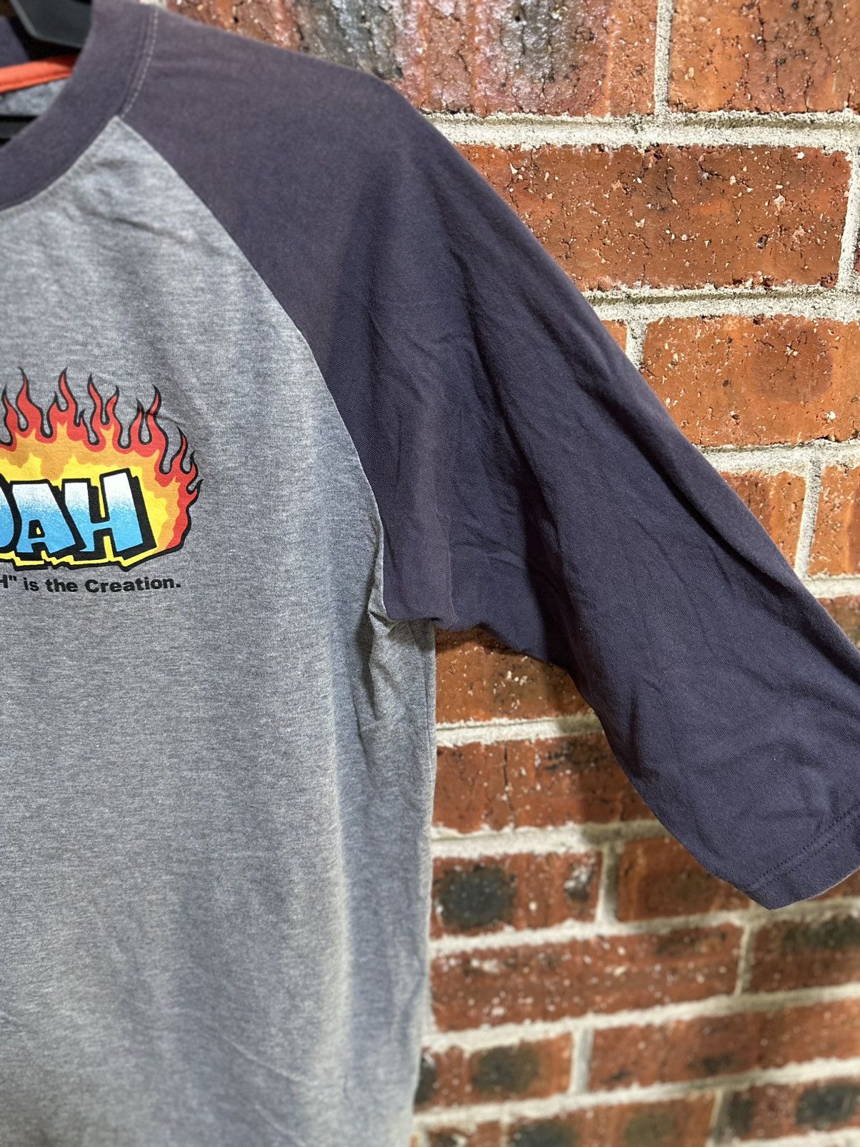 Other Vintage SolJah Flame Logo 3Quater Faded Tee Size US M / EU 48-50 / 2 - 9 Thumbnail