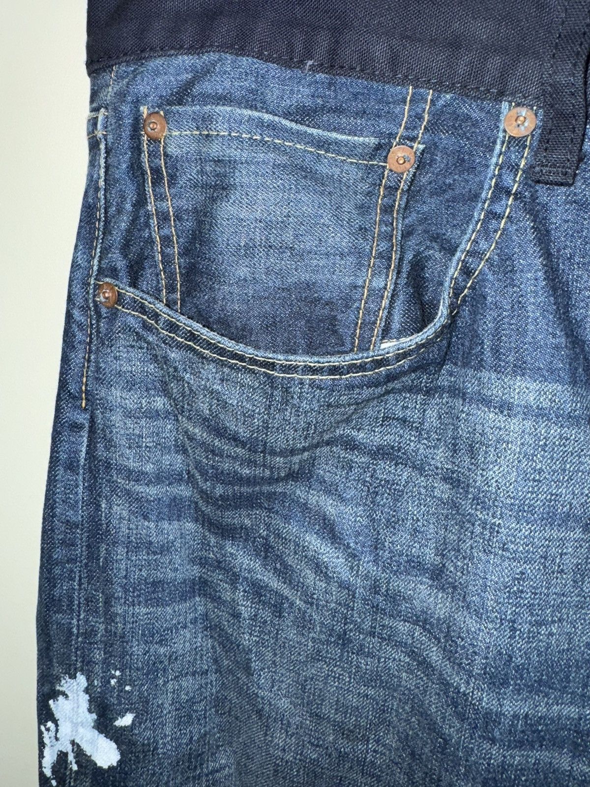 Comme des Garcons × Junya Watanabe × Levi's Levis x Junya Watanabe CDG Man SS17 Paint Splatter Denim Size US 38 / EU 54 - 14 Thumbnail