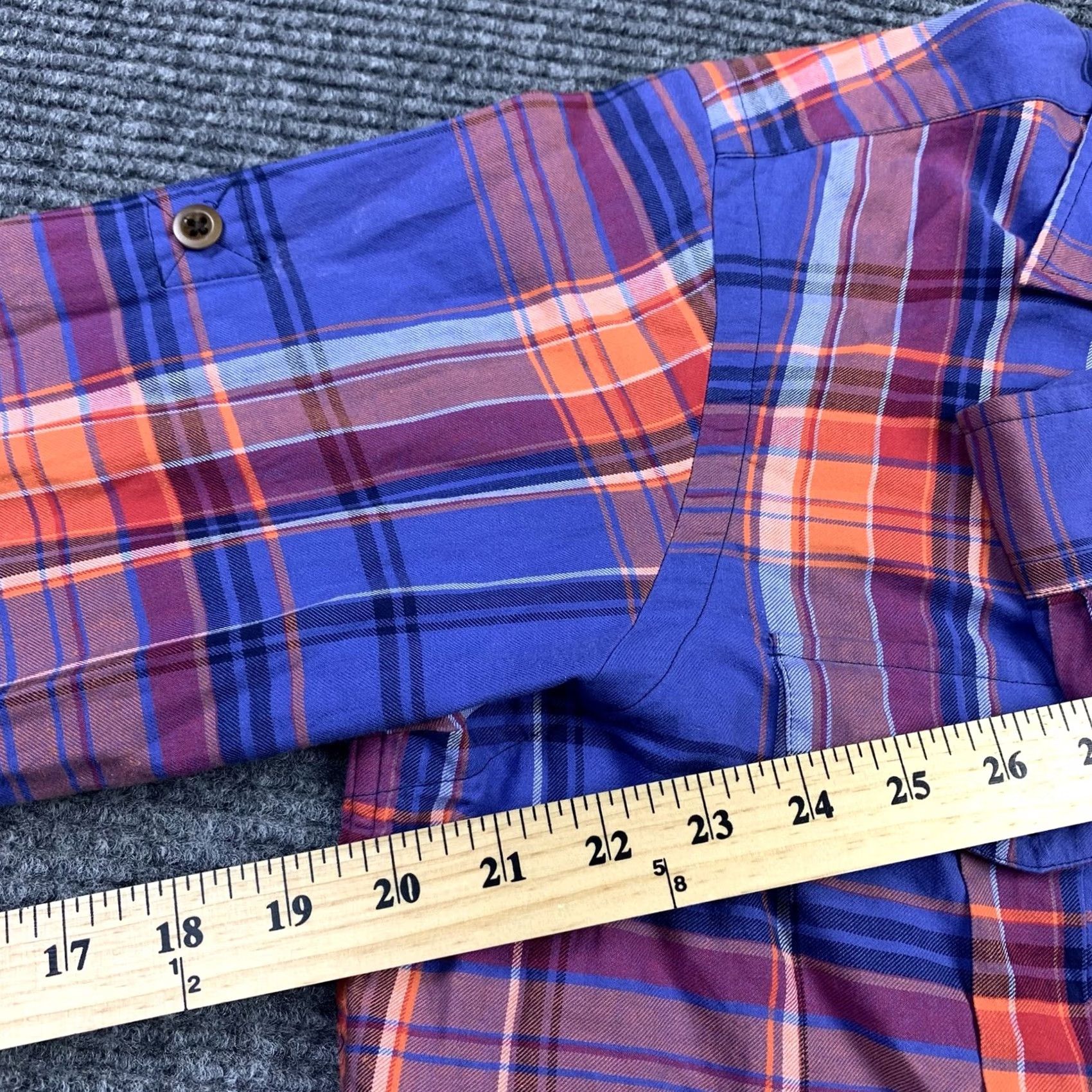 Polo Ralph Lauren Polo Ralph Lauren Mens Long Sleeve Colorful Button Up Plaid Dress Shirt Large Size 42R - 7 Thumbnail