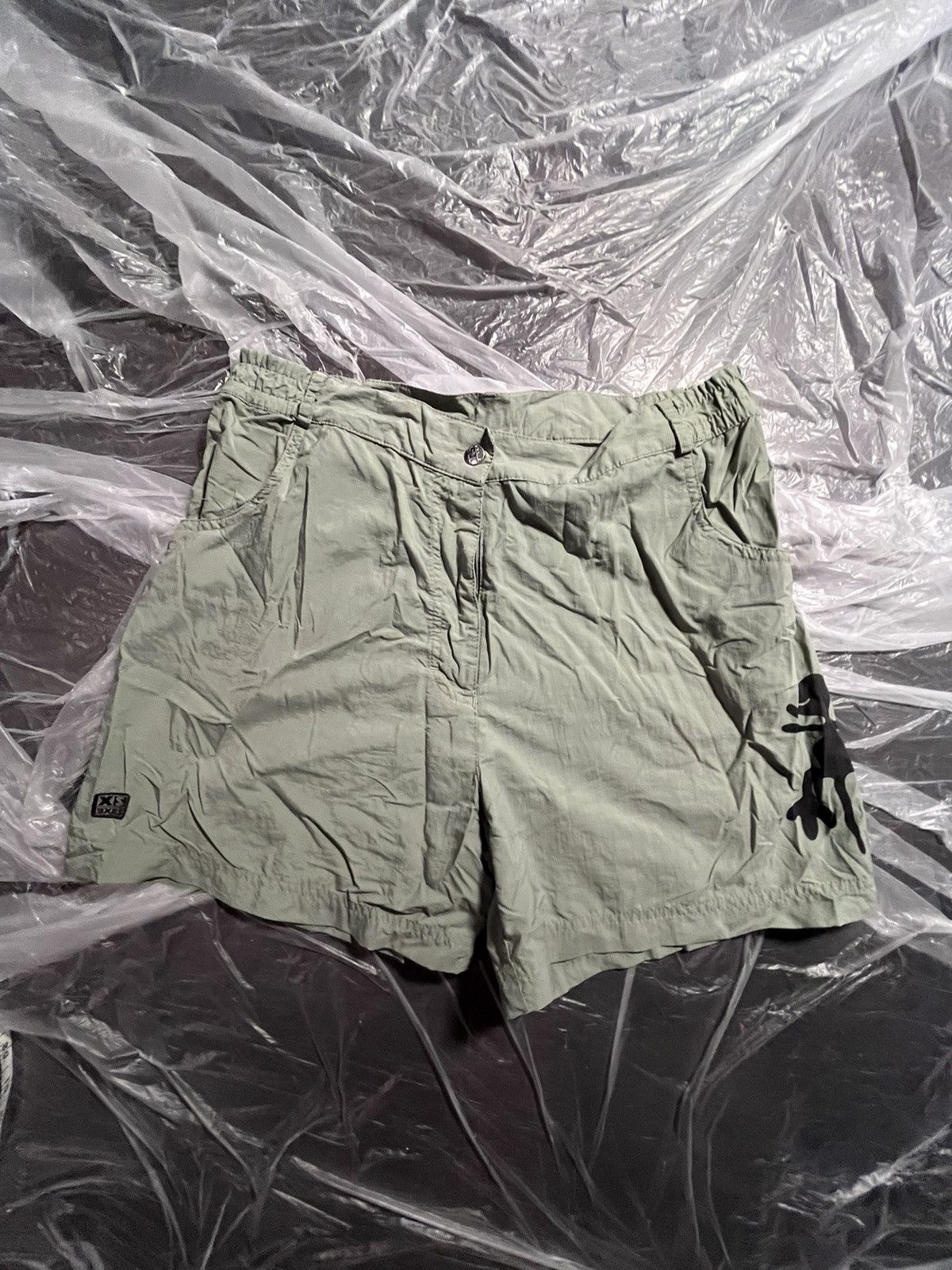 Japanese Brand × Vintage EXES Cargo Shorts with Lizard Print (XS) Size 34" / US 12 / IT 48 - 2 Thumbnail