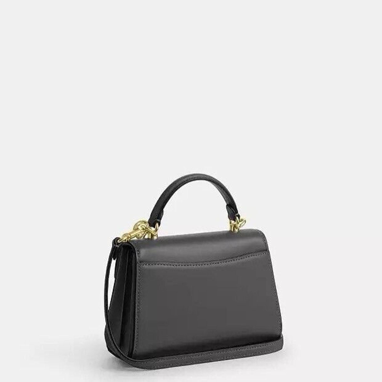 Coach NWT Coach Eliza Mini Top Handle Bag CW182 IM/Charcoal Size ONE SIZE - 10 Thumbnail