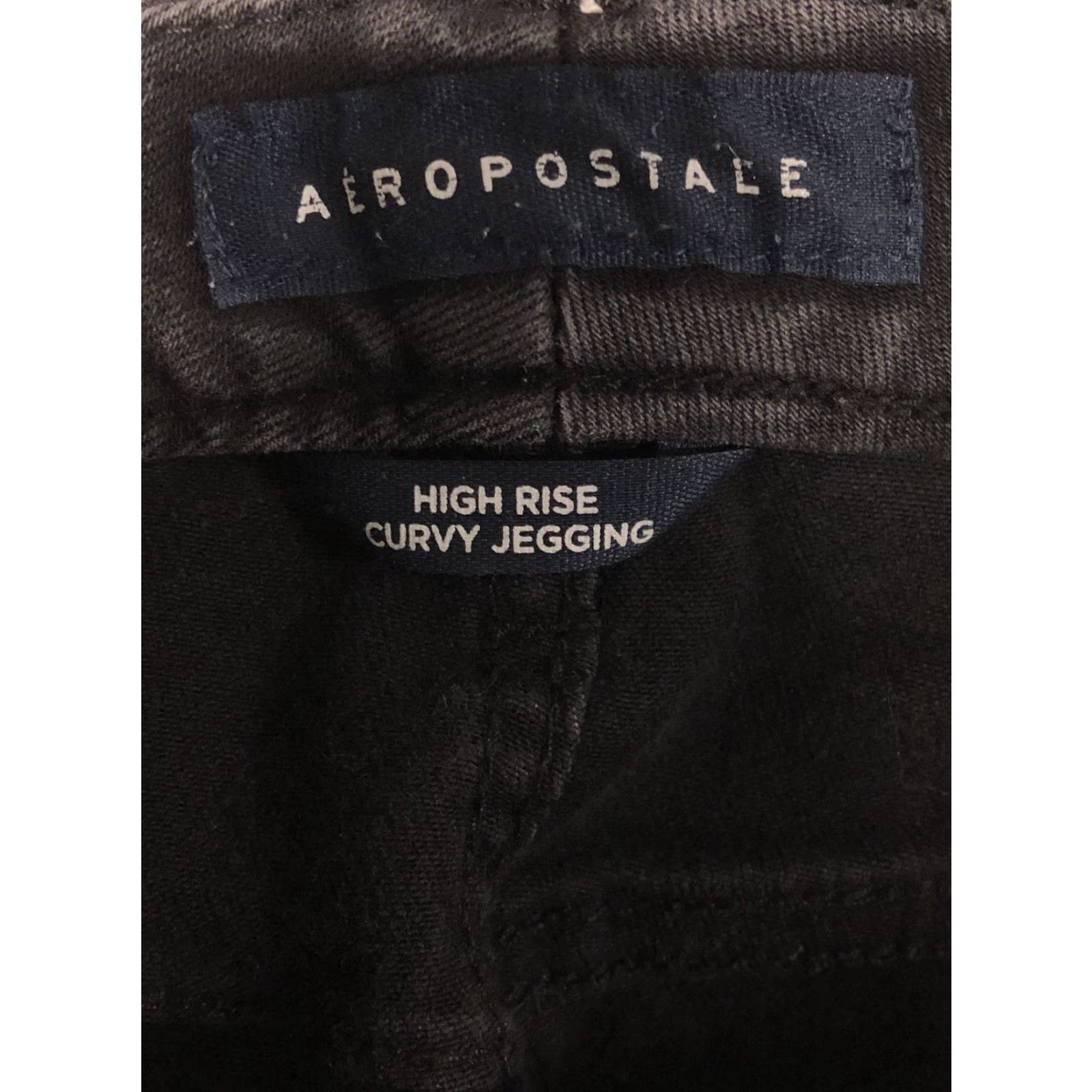 Vintage Aéropostale Jeans Jegging Black Size 6 Womens High Rise Curvy Cotton Stained Y2k Emo Size 30" / US 8 / IT 44 - 6 Thumbnail
