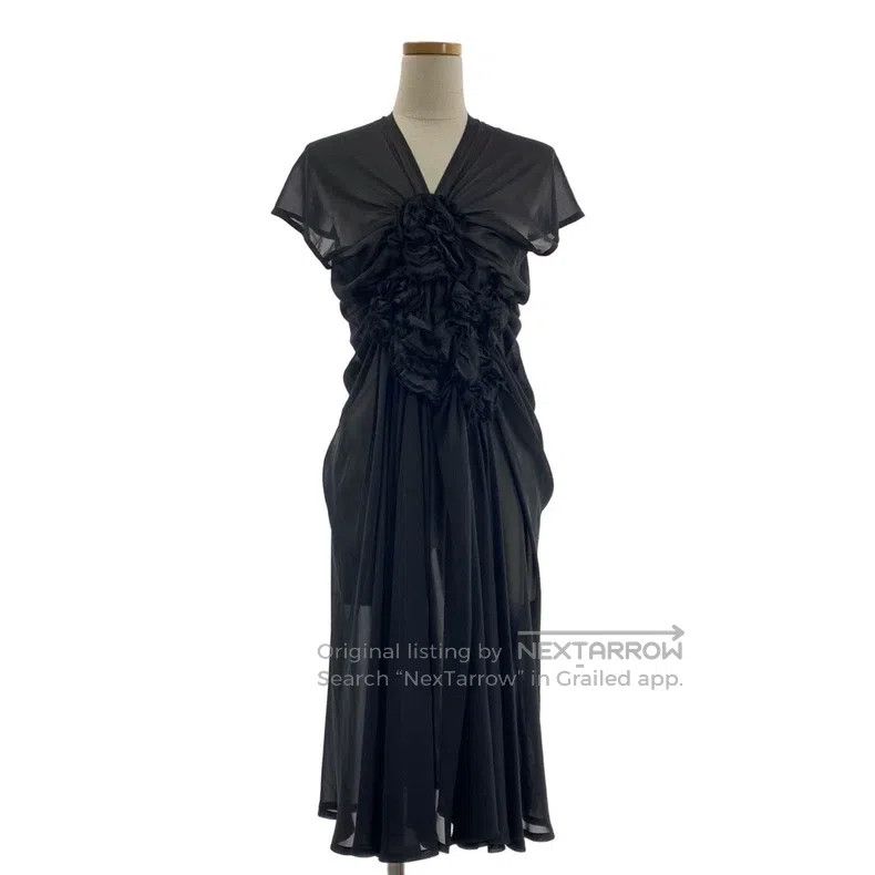 Comme des Garcons Comme Des Garcons Black design floral dress Size M / US 6-8 / IT 42-44 - 1 Thumbnail