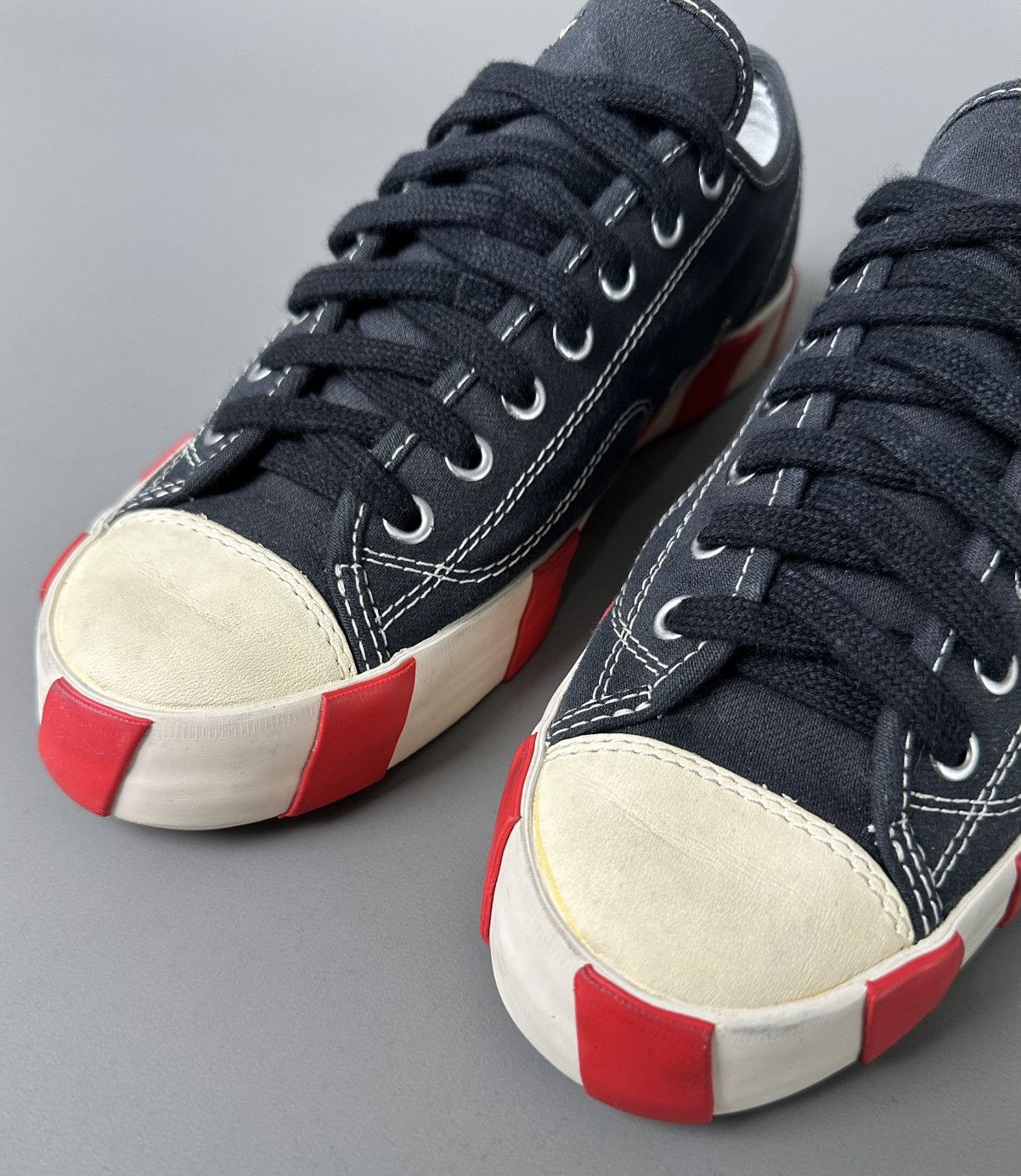Visvim Visvim - S/S16 Skagway Lo Stripes - Low Cut Sneakers Canvas Size US 8 / IT 38 - 6 Thumbnail