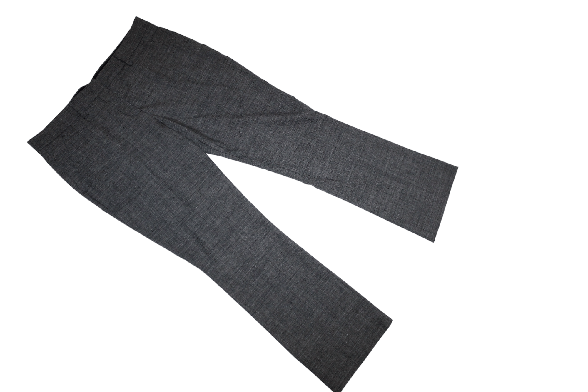 Prada Prada Woven Stretch Wool Flared Trousers Size 30" / US 8 / IT 44 - 3 Thumbnail