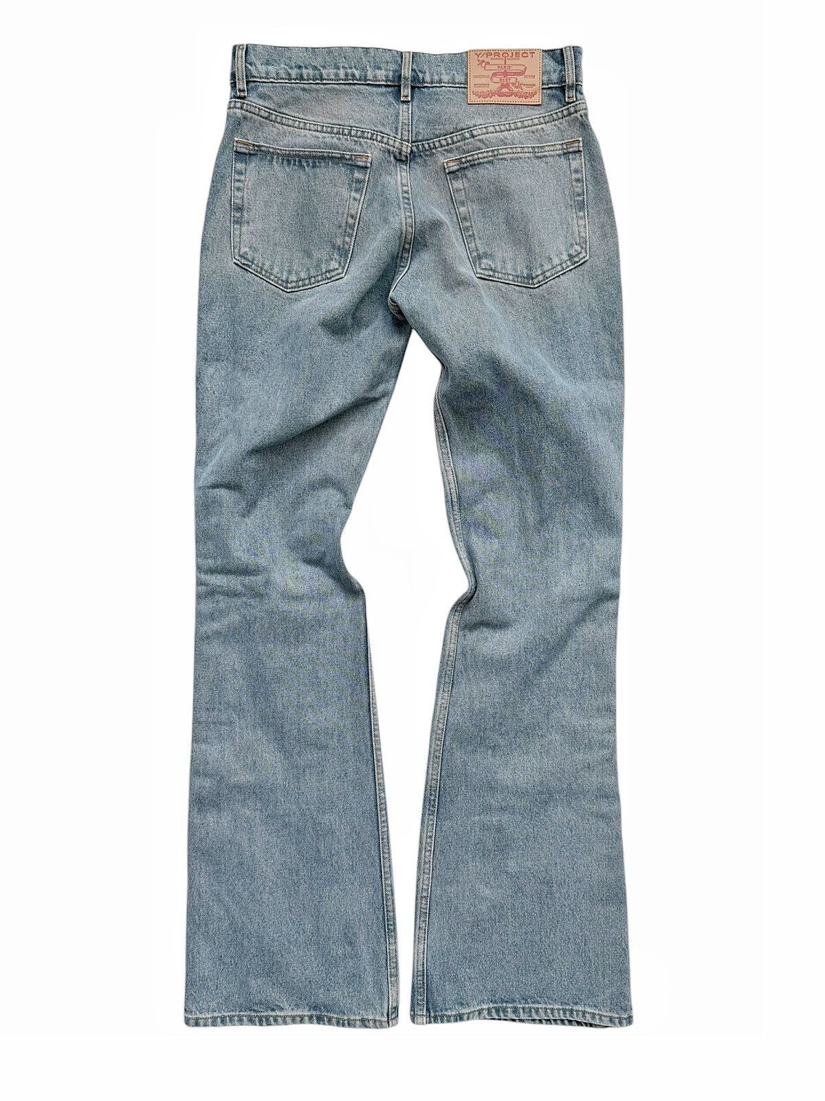 Y/Project Hook & Eye Denim Flares Size 27" / US 4 / IT 40 - 6 Thumbnail