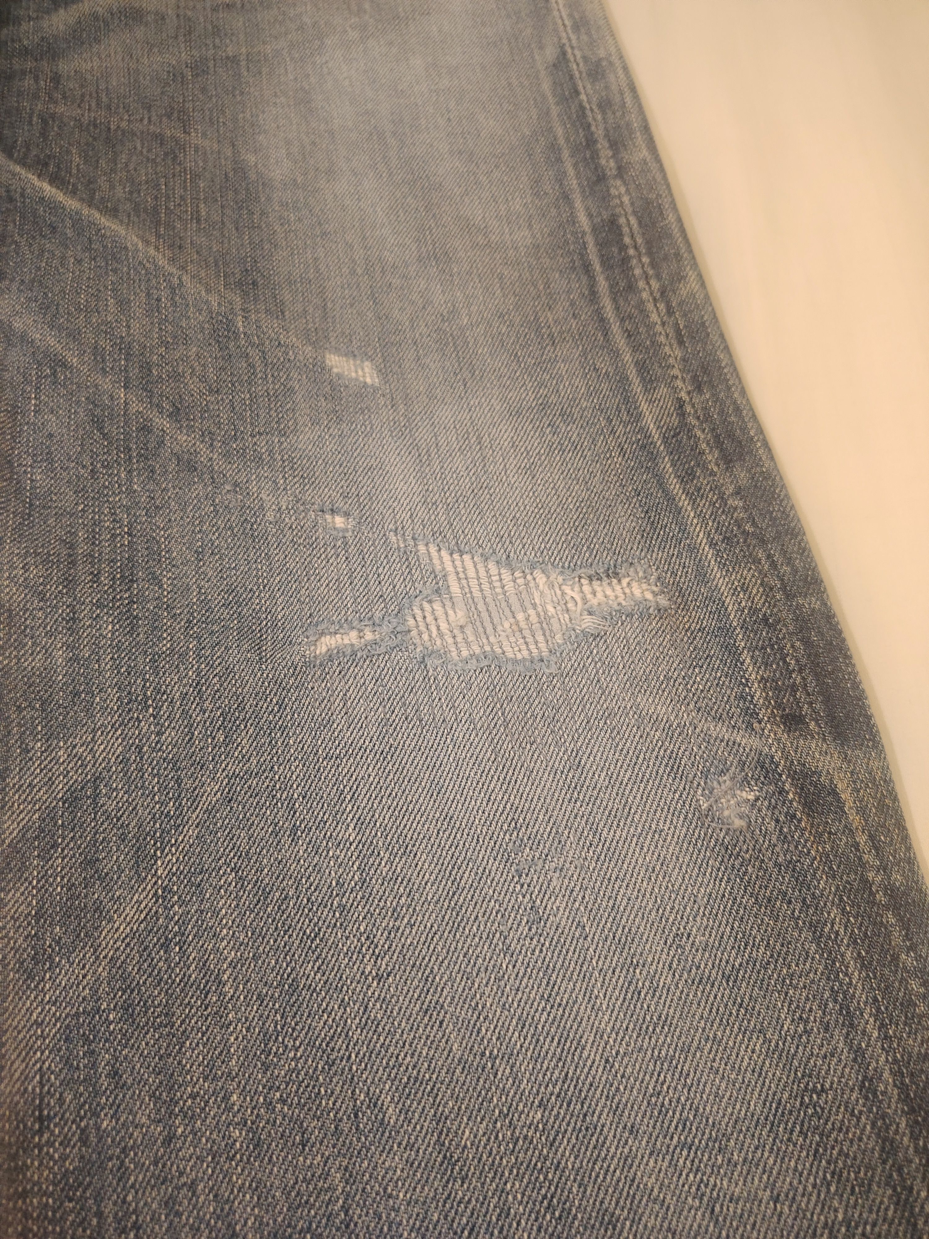 Hysteric Glamour Thrashed Distressed Hysteric Glamour Studded Selvedge Jeans Size US 30 / EU 46 - 10 Thumbnail