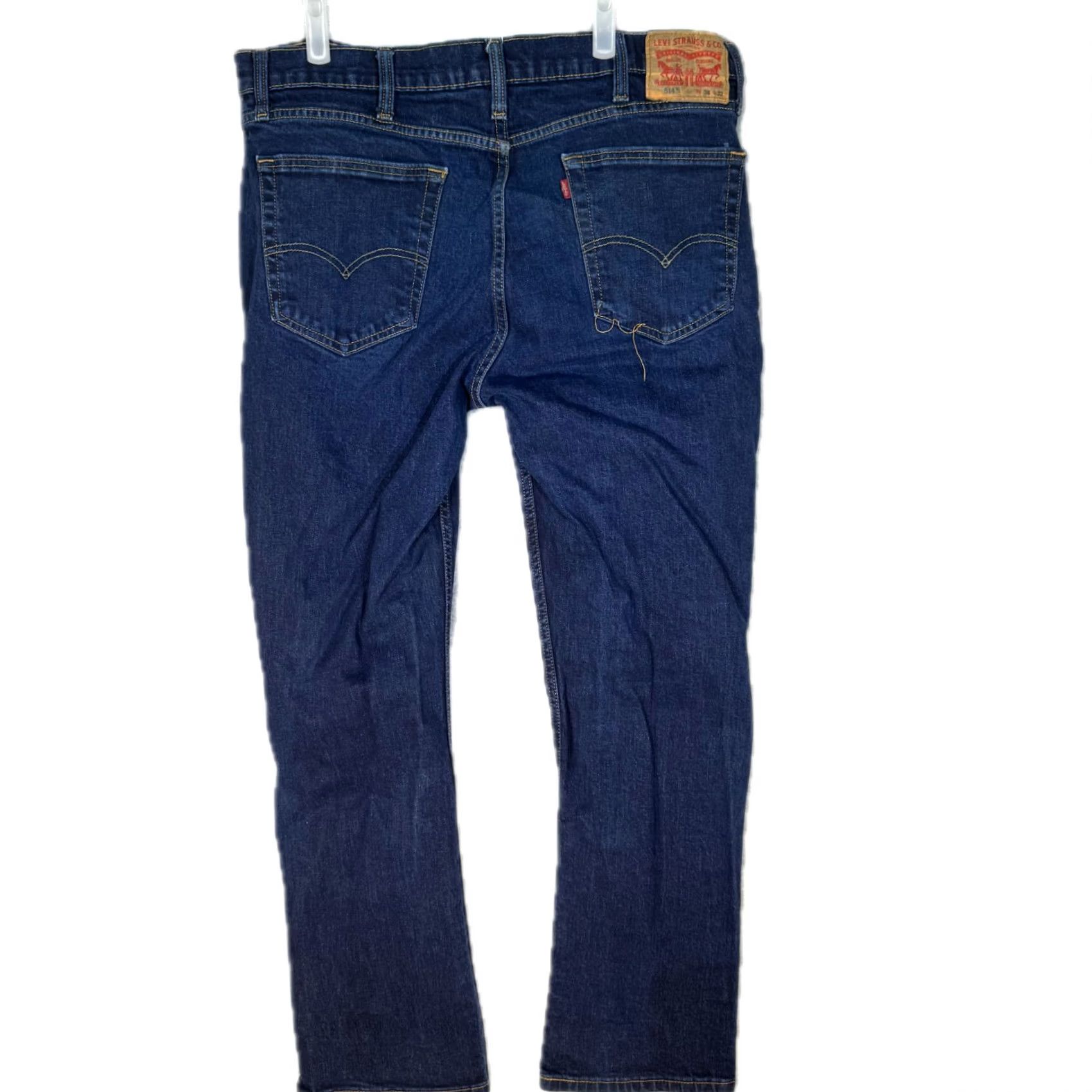 Levi's Levi’s 514 Jeans Men's 38x32 Blue Denim Straight Mid Rise 100% Cotton Jeans Size US 38 / EU 54 - 2 Thumbnail