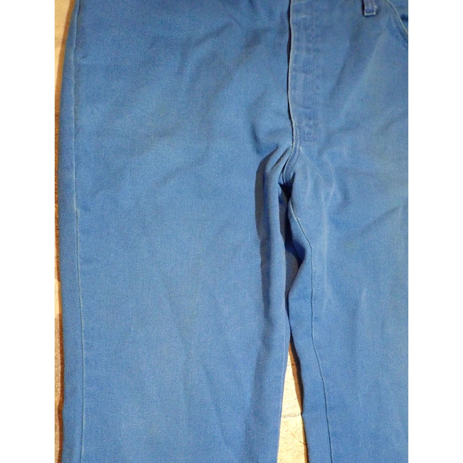 Dickies VINTAGE Dickies USA Flared Leg Blue Jeans 36 High Rise Distressed 80s Mens Size US 36 / EU 52 - 6 Thumbnail