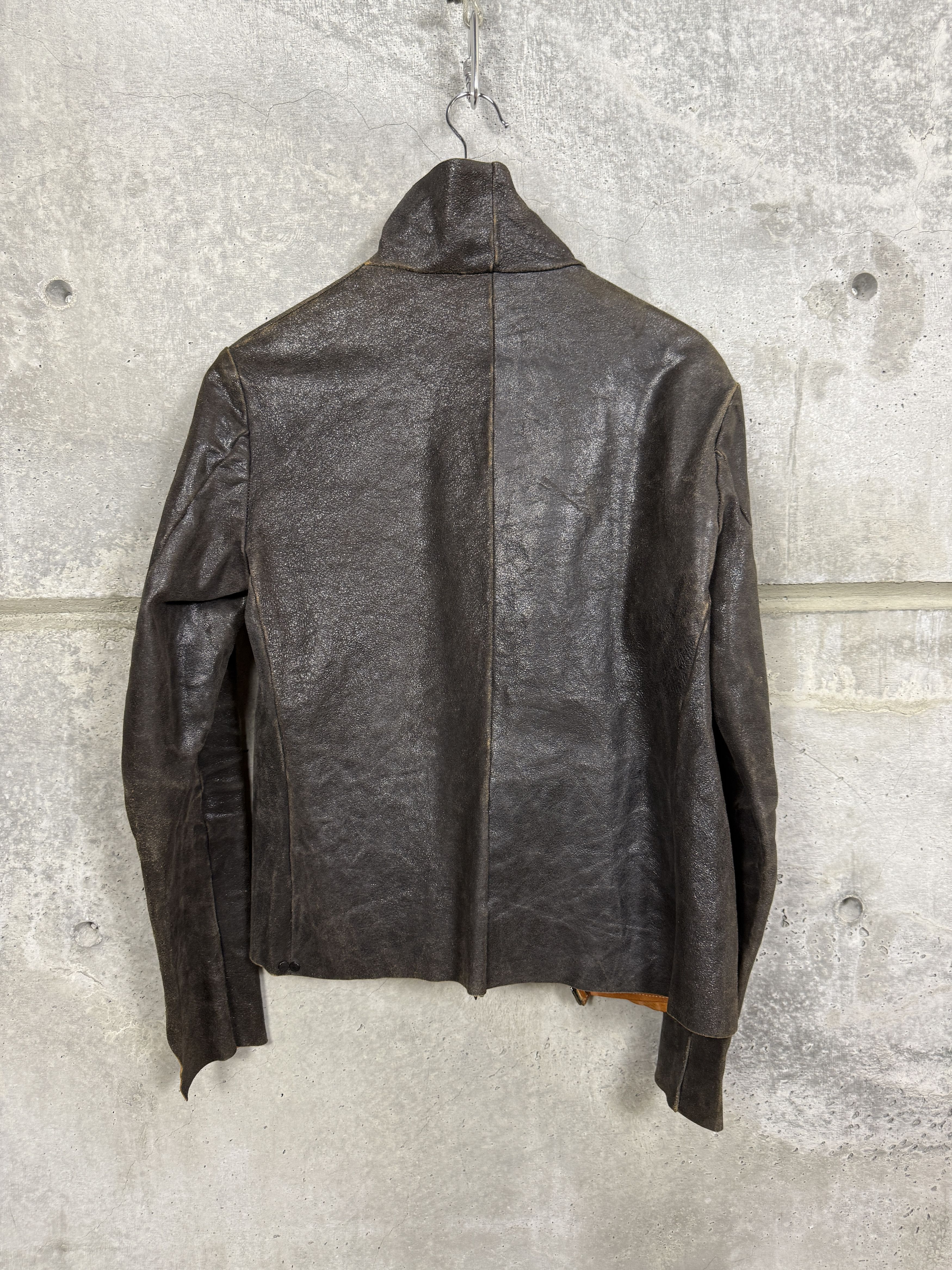Incarnation $2939 Incarnation Double Zip Leather Jacket