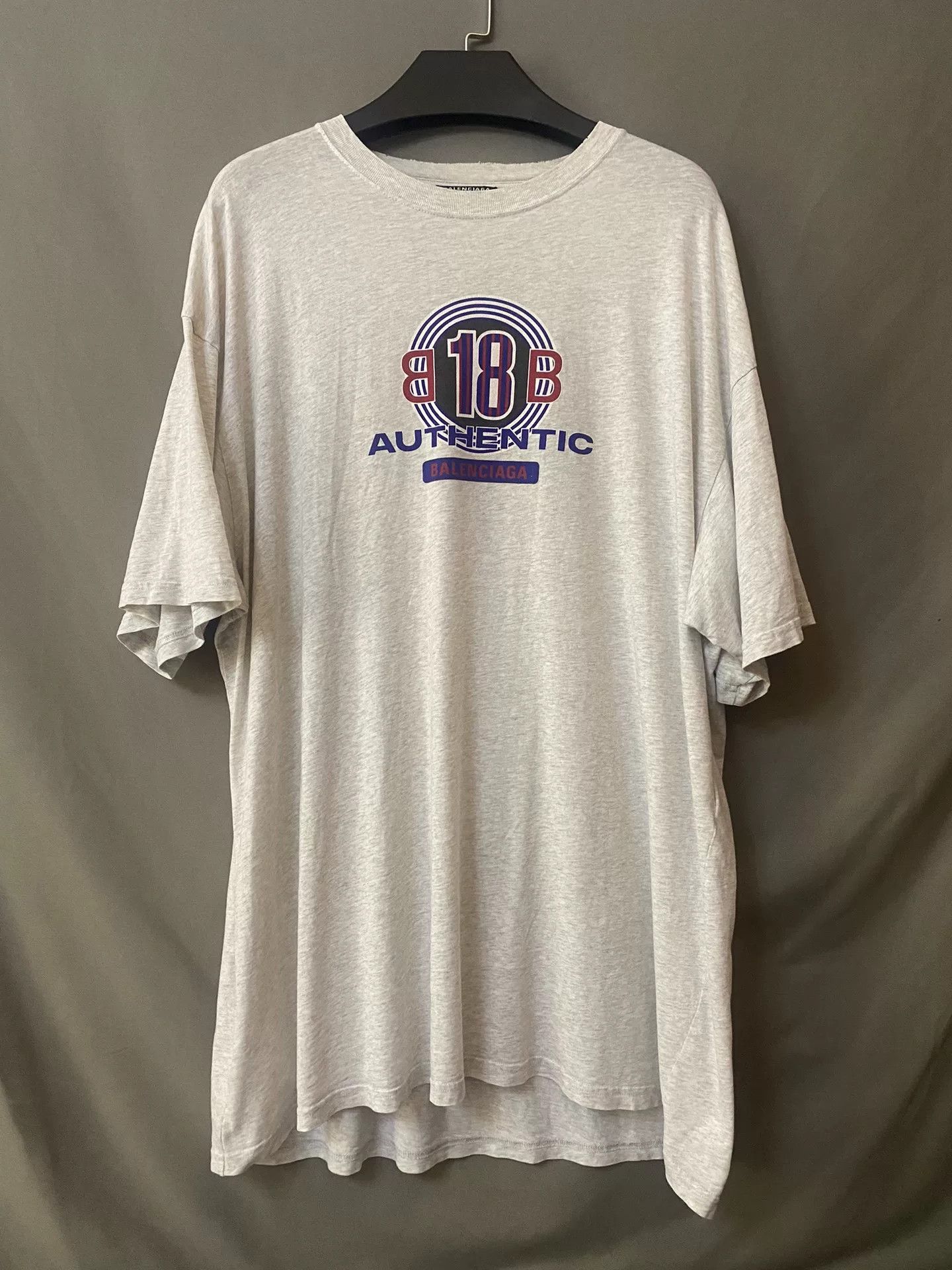 Balenciaga balenciaga gray short sleeve t-shirt Size US XL / EU 56 / 4 - 1 Thumbnail