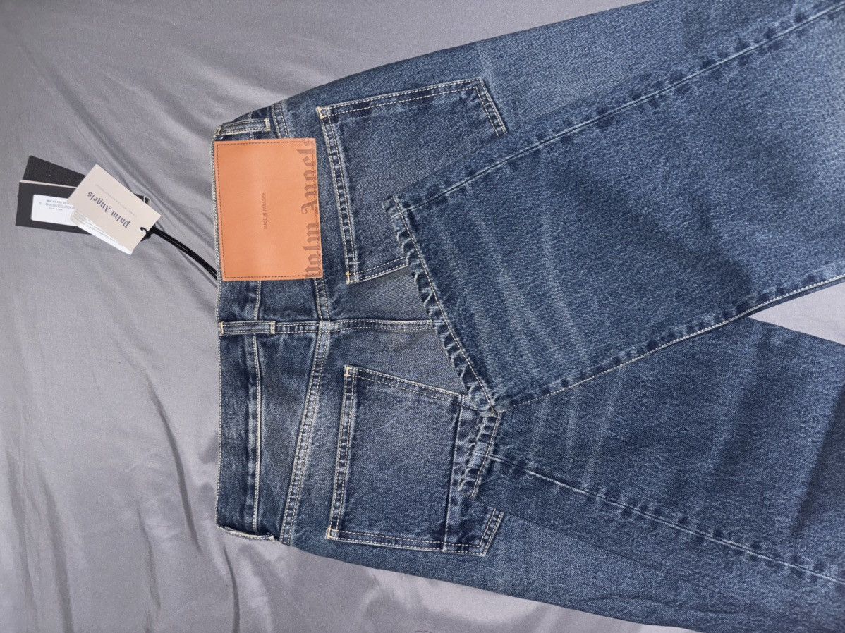 Palm Angels Palm Angels Faded Straight Leg Jeans Size US 32 / EU 48 - 7 Thumbnail