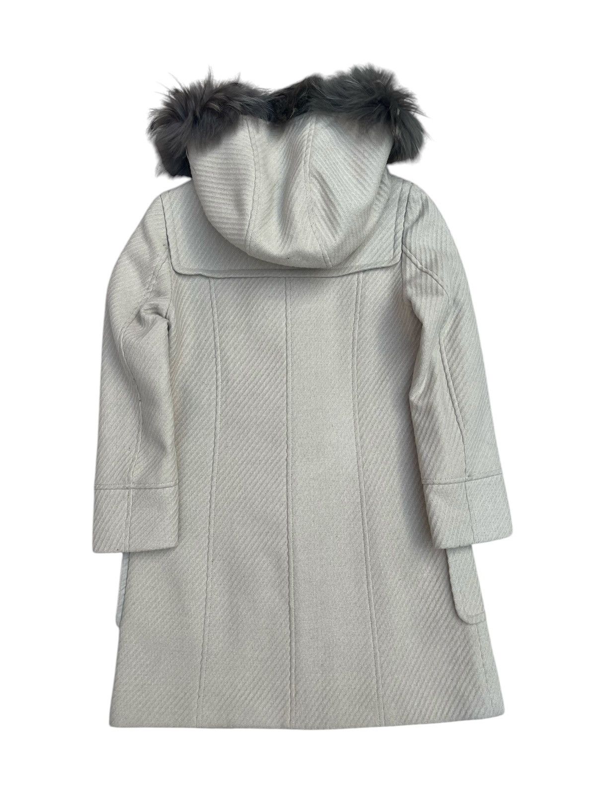 Jil Stuart Jill Stuart Toggle Duffle Coat with Faux Fur Hood Beige Wool Size M / US 6-8 / IT 42-44 - 2 Thumbnail