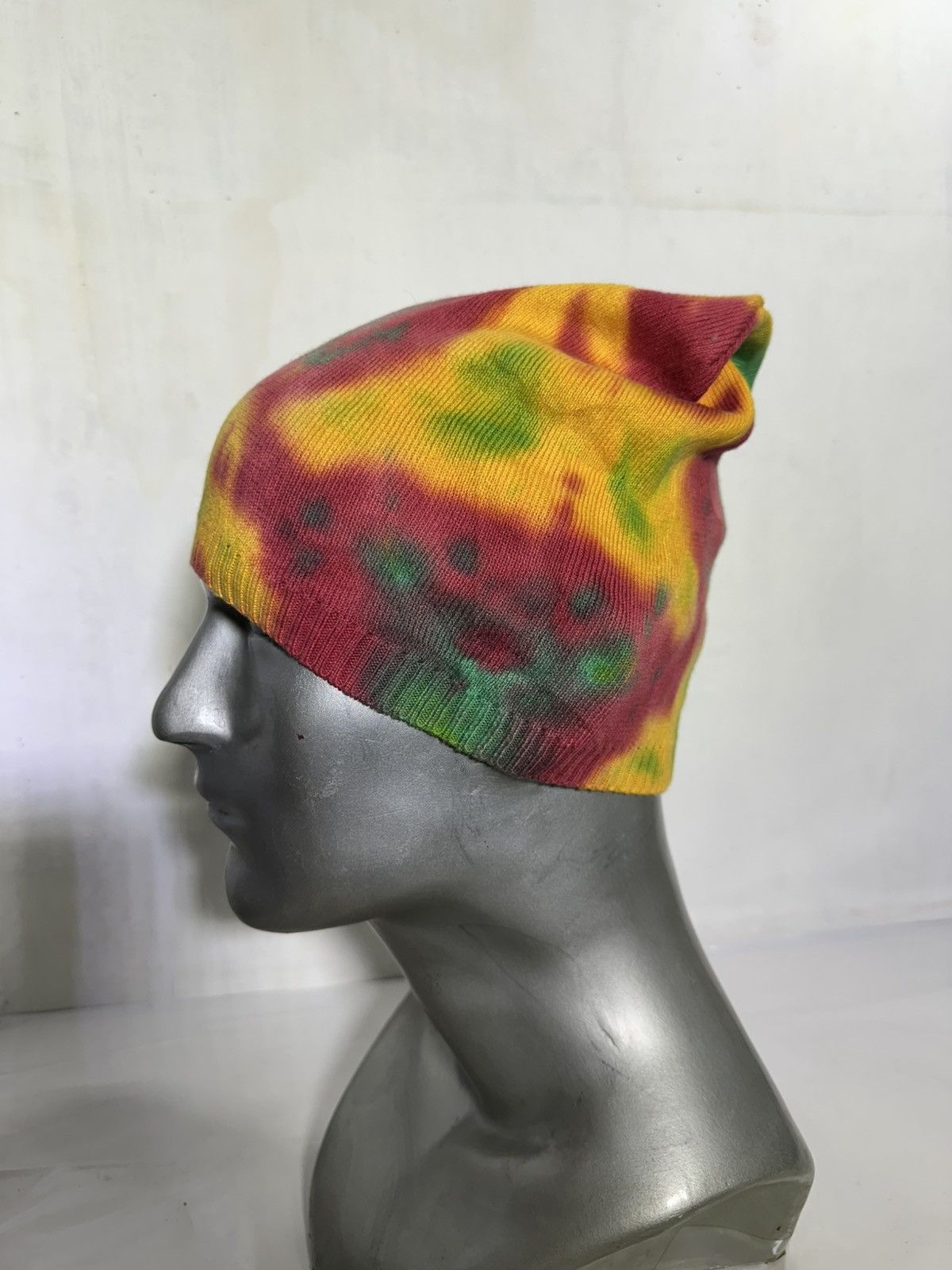 Japanese Brand Gallet Co LTD Japanese Tie dye Multicolour Beanie Hats Size ONE SIZE - 1 Thumbnail