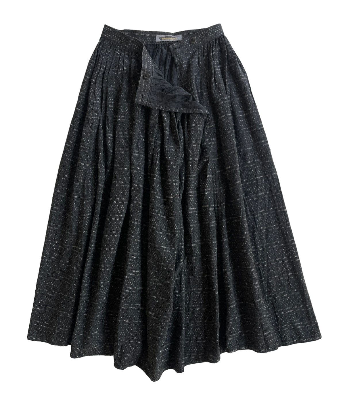 Issey Miyake 80s Issey Miyake Maxi Flare Skirt Size 24" / US 00 / IT 34 - 2 Thumbnail