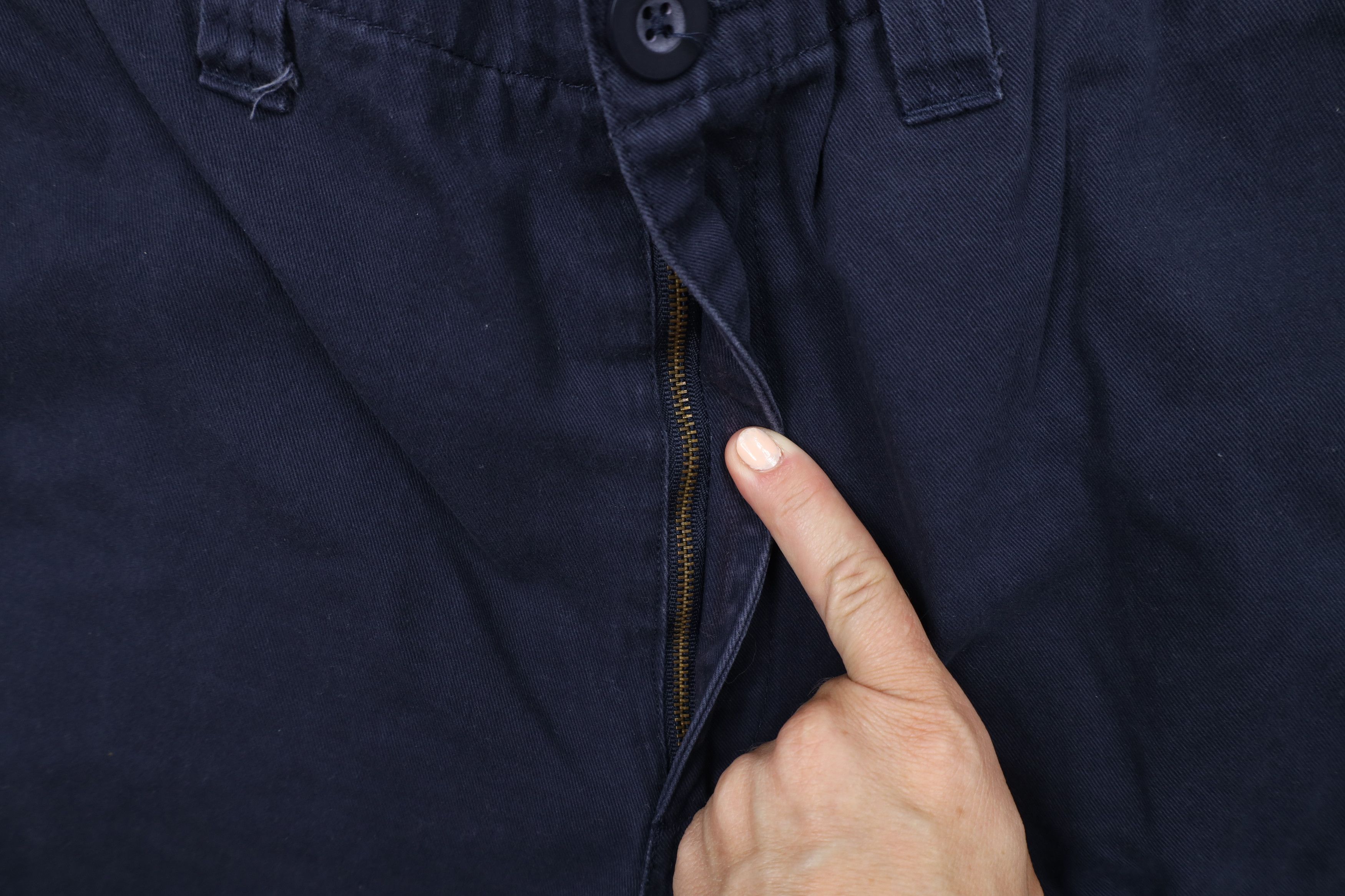 Vintage Vintage 90s Y2K Streetwear Wide Leg Cargo Pants Navy Cotton Size US 36 / EU 52 - 6 Thumbnail