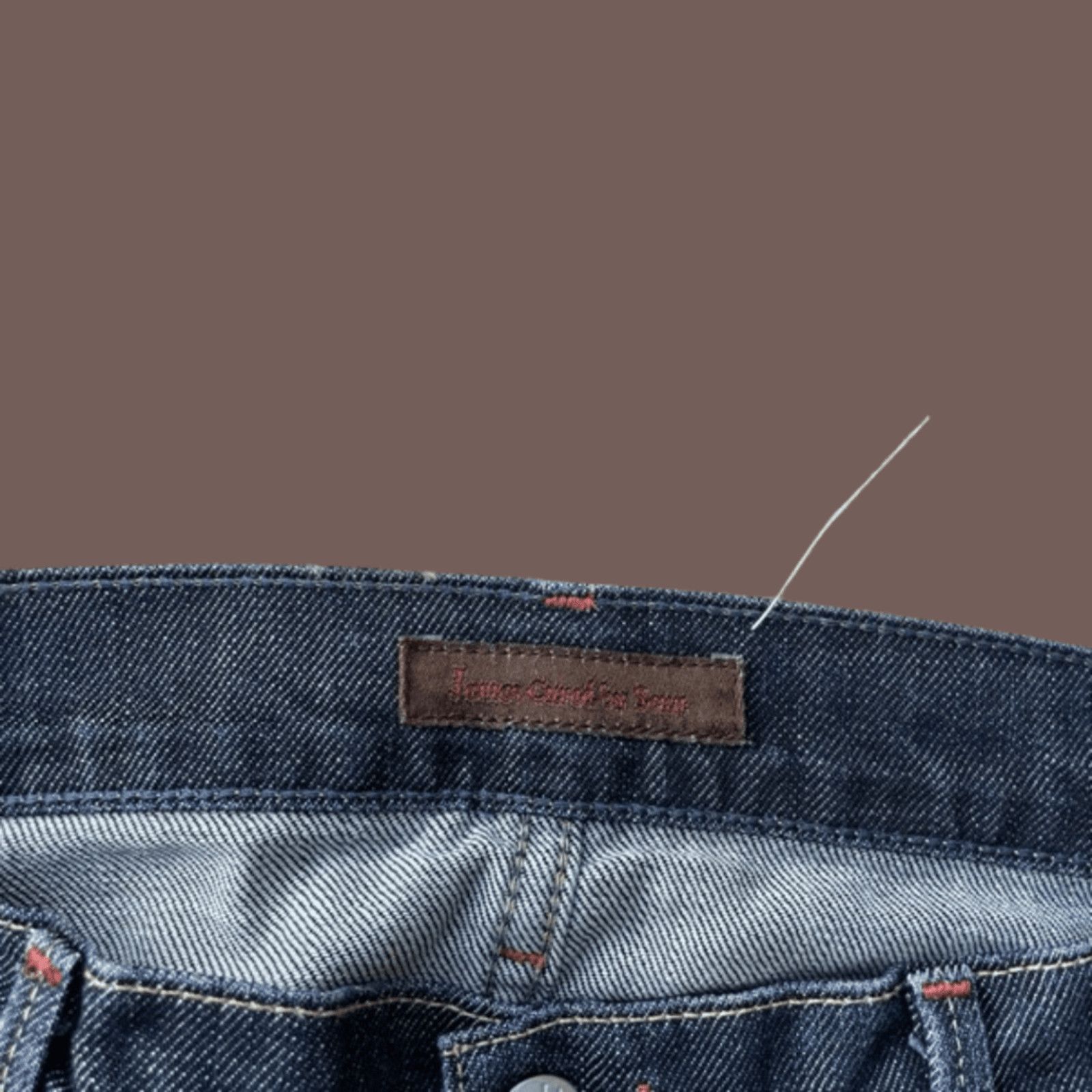 Vintage VTG Bootcut Jeans | Dry Aged Denim Blue | Cropped 2000s Size 30" / US 8 / IT 44 - 2 Thumbnail