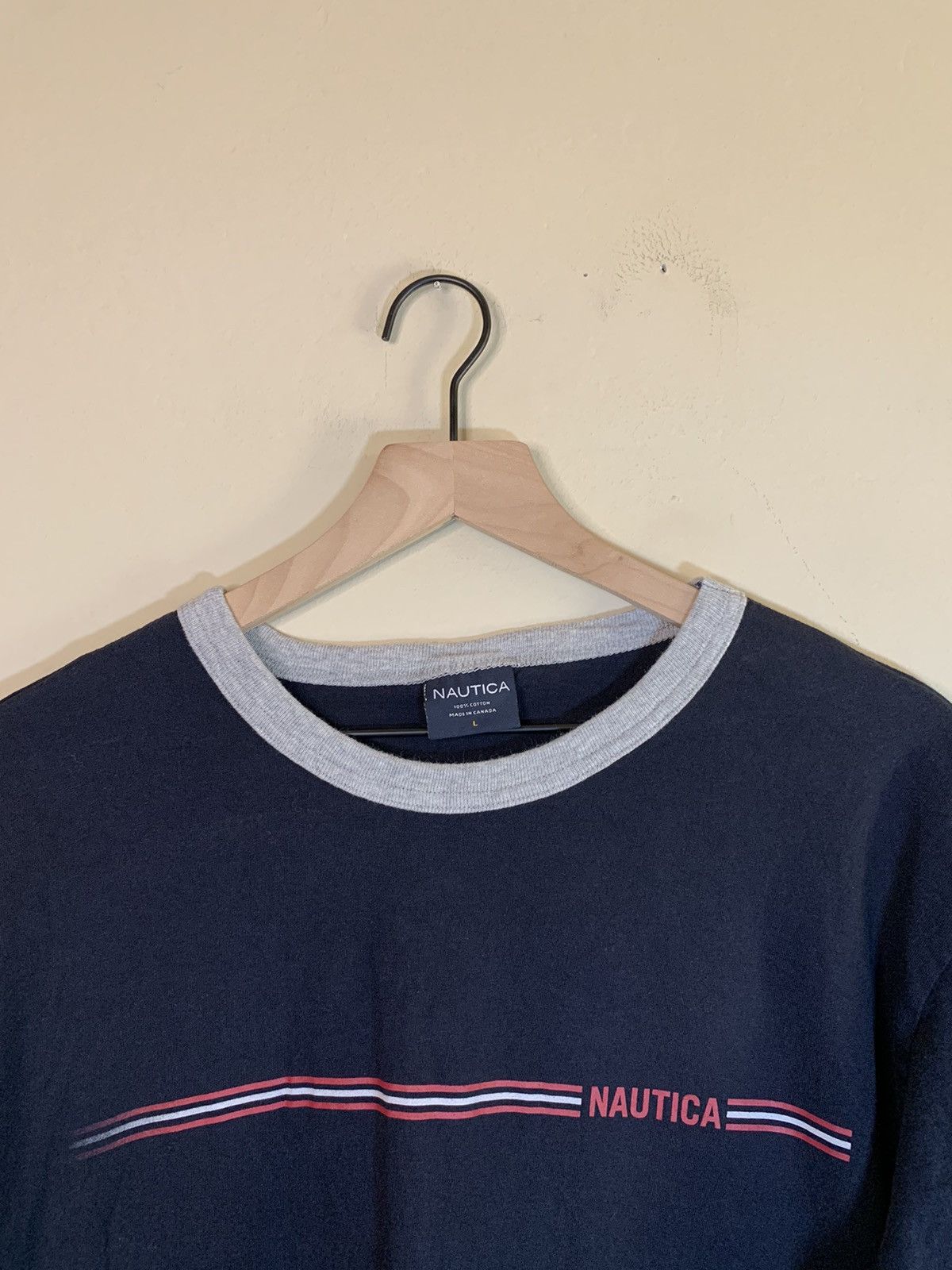 Nautica *RARE* Vintage Nautica Long Sleeve Print Canada-Made Shirt Size US L / EU 52-54 / 3 - 4 Thumbnail