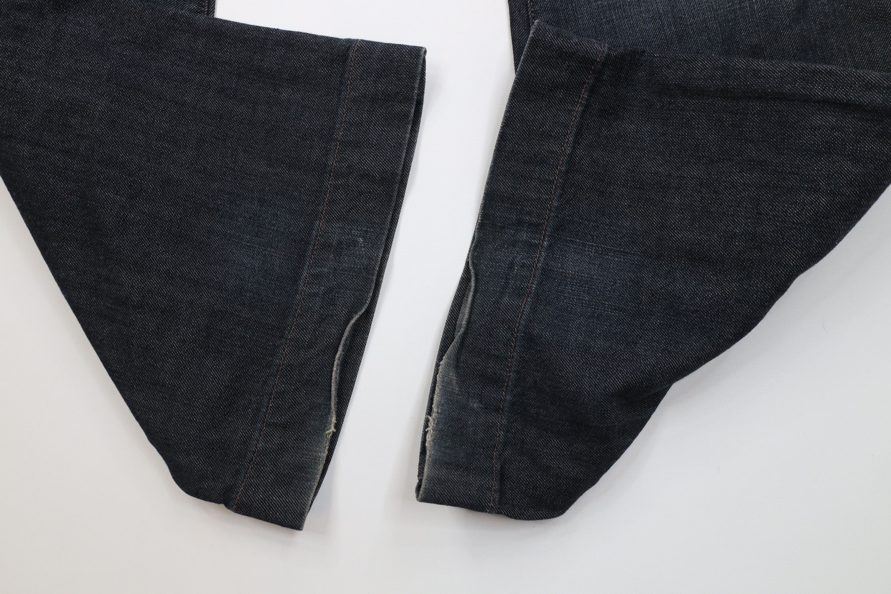 Express Vintage Y2K Express X2 Babydoll Stella Flared Wide Leg Jeans Size 32" / US 10 / IT 46 - 6 Thumbnail