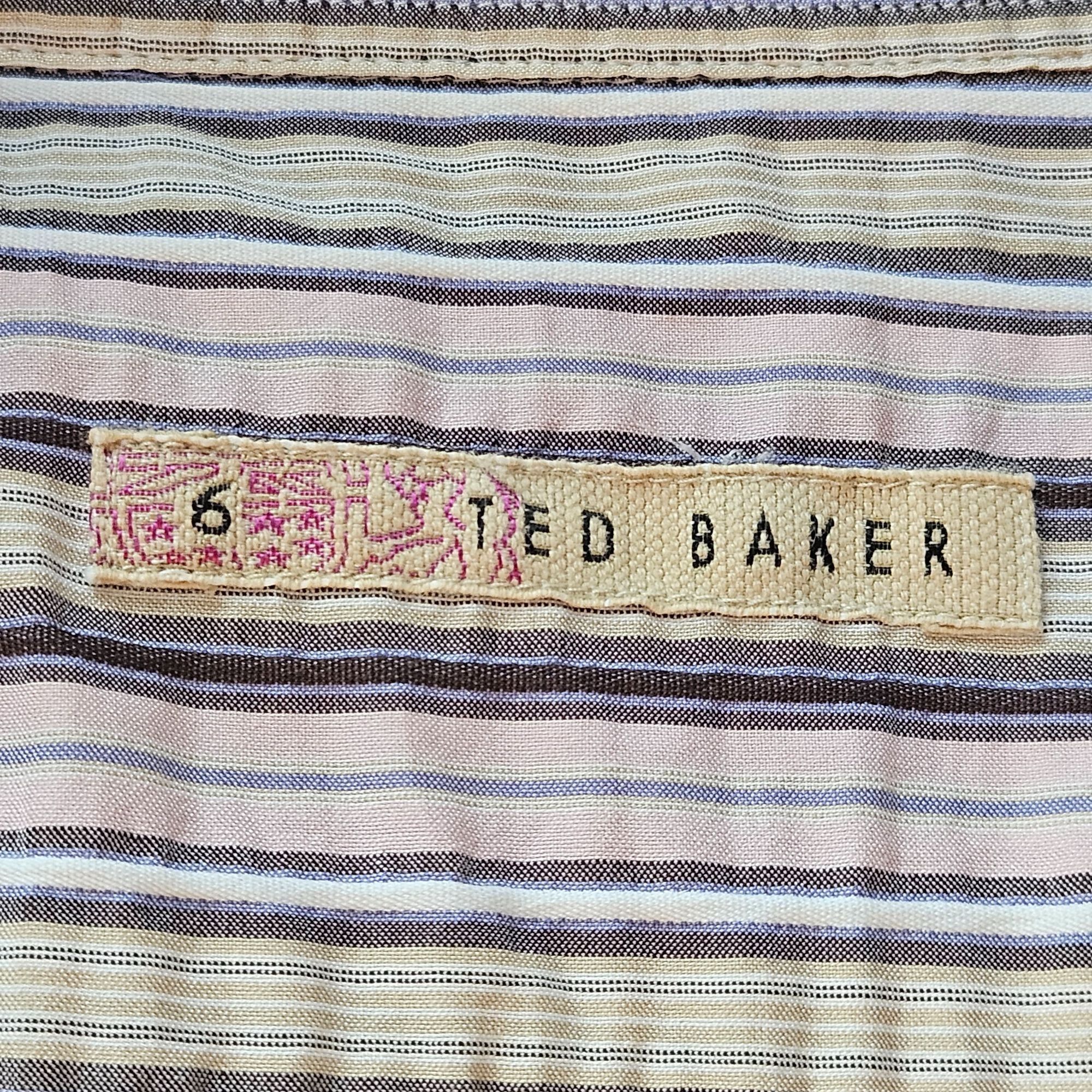 Ted Baker Ted Baker Women Button Shirt 6 Lavender Light Academia Coast Size M / US 6-8 / IT 42-44 - 6 Thumbnail