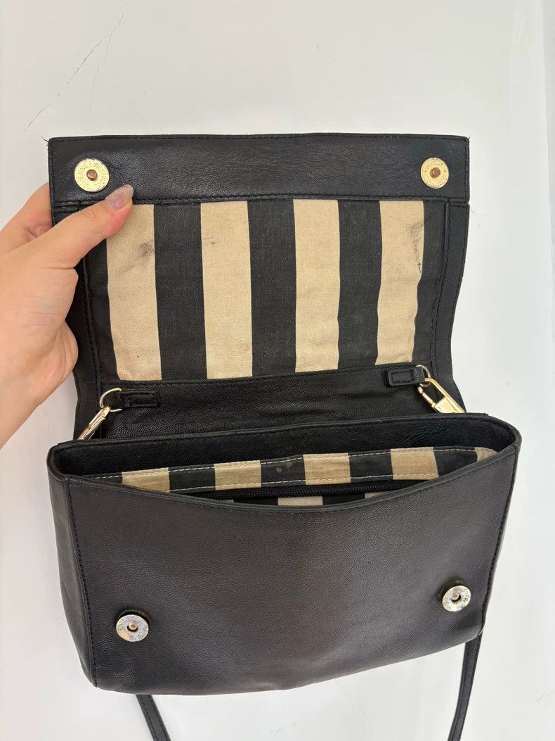 Vivienne Westwood Vivienne Westwood size os Black Saturn leather Saturn shoul Size ONE SIZE - 8 Thumbnail