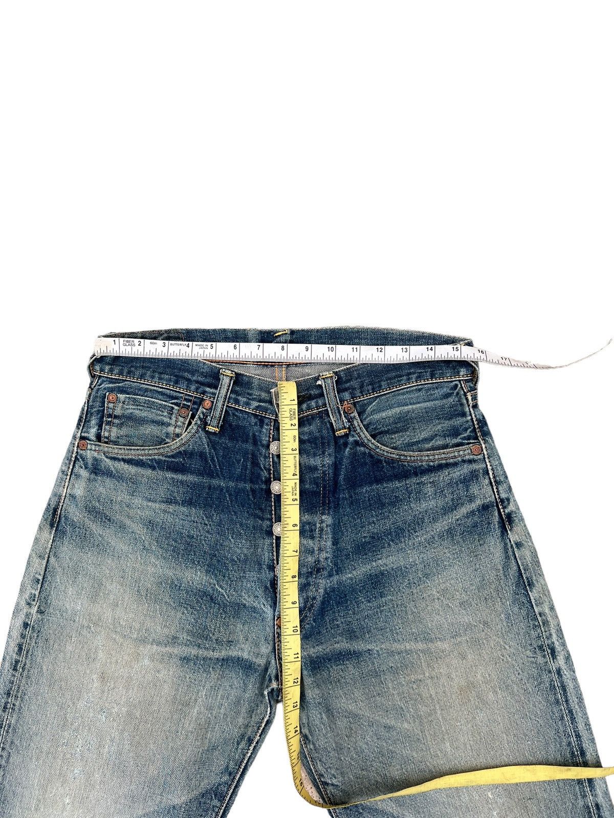 Evisu Vintage Evisu Japan Ripped Selvedge Denim Trashed Jeans Size US 30 / EU 46 - 3 Thumbnail