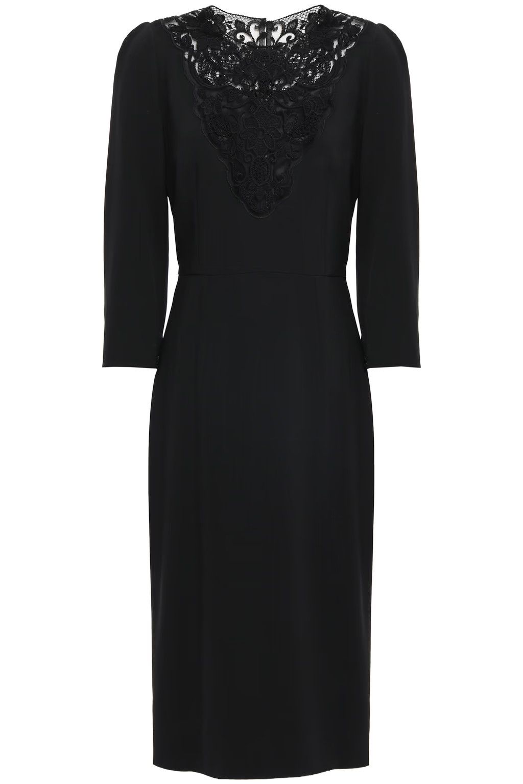 Dolce & Gabbana o1y0825 Midi Dress in Black Size XS / US 0-2 / IT 36-38 - 1 Thumbnail