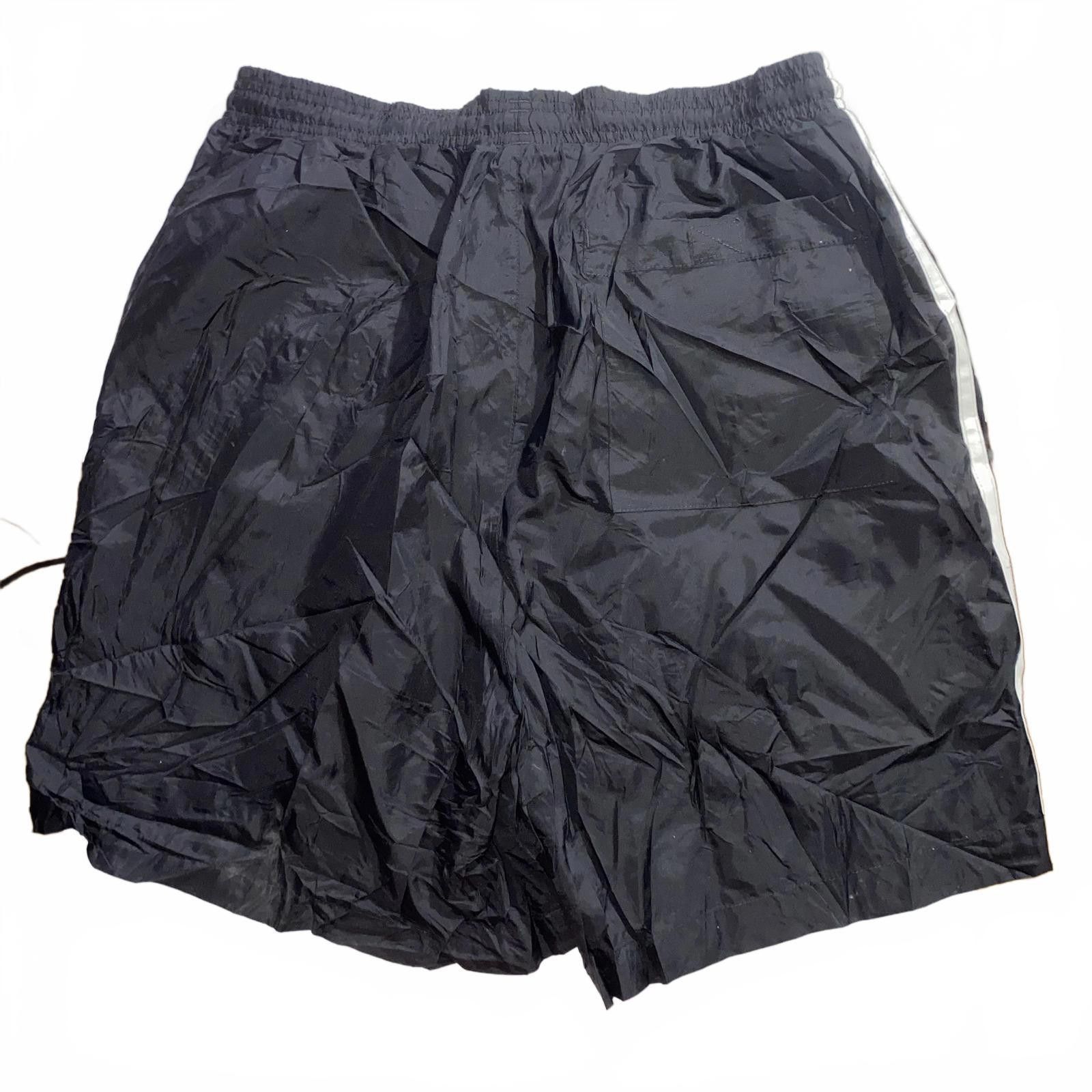 Adidas Adidas M Men Vintage 90s Black Nylon Shorts Y2K Streetwear Size US 32 / EU 48 - 2 Thumbnail