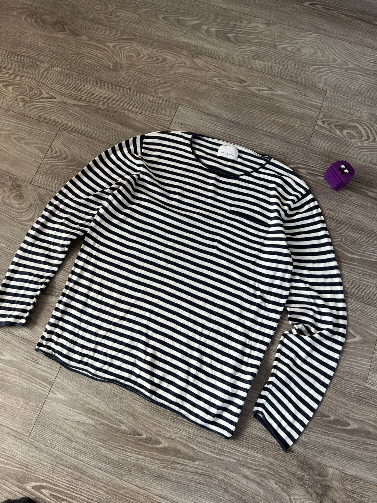Samsoe Samsoe ‼️Archival Samsoe Samsoe Stripes Y2k Opium Long Sleeve Tee‼️ Size US XL / EU 56 / 4 - 9 Thumbnail