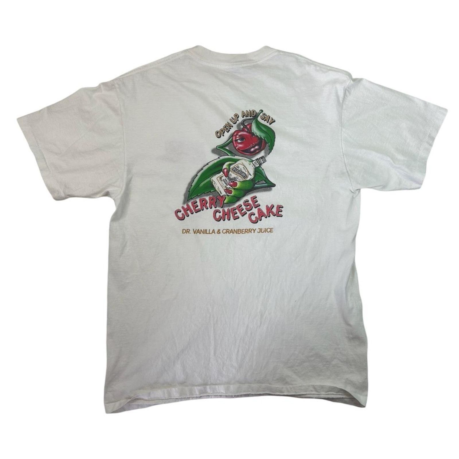 Other 90s vintage tee shirt cherry men's L white Size US L / EU 52-54 / 3 - 1 Thumbnail
