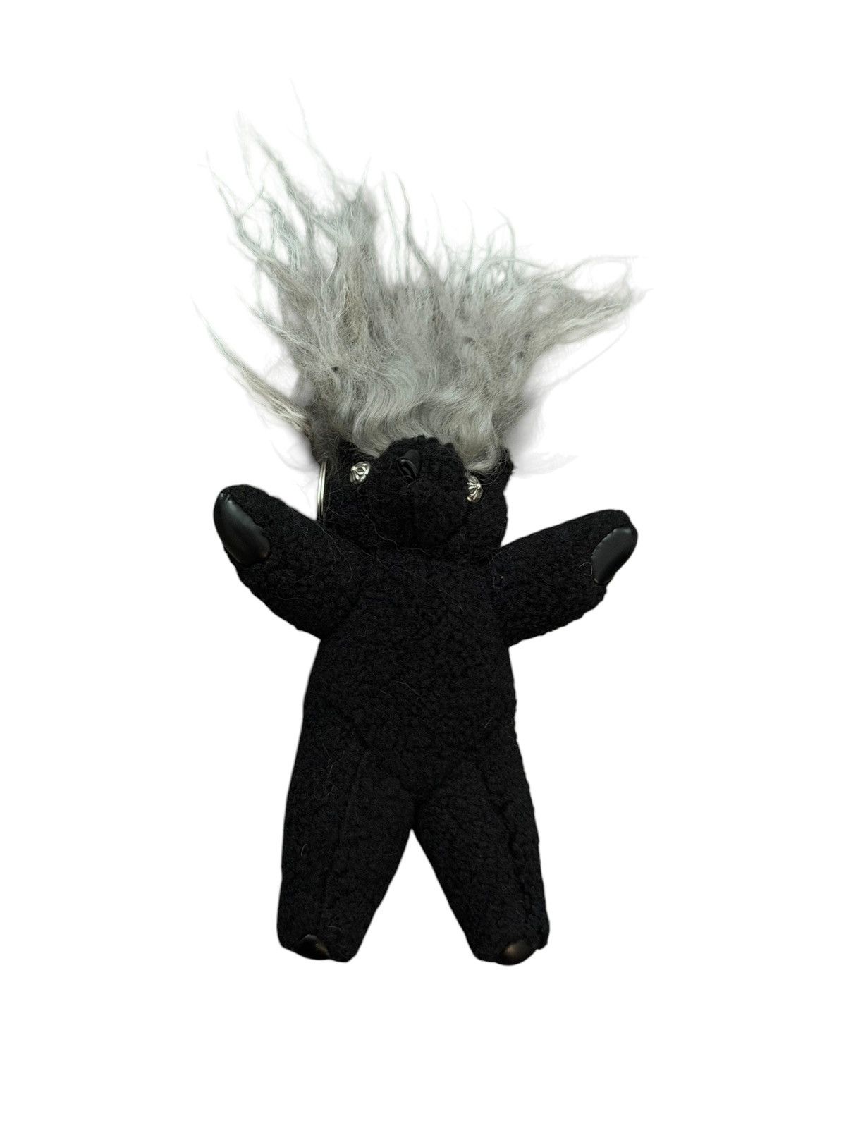 Chrome Hearts Chrome Hearts Large Teddy Bear Keychain Charm Silver Leather Size ONE SIZE - 1 Thumbnail
