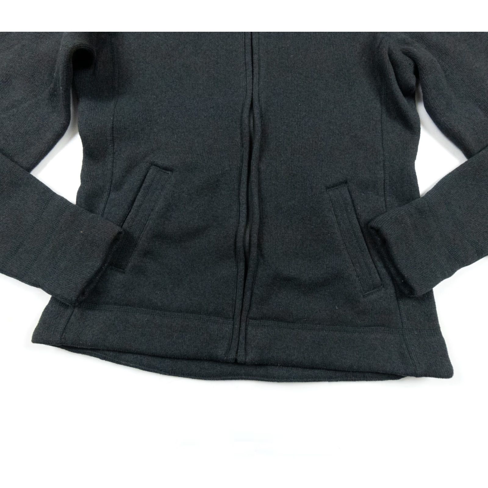 The North Face The North Face Women’s Canyon Flats Fleece Jacket Small Black Casual Outdoor Mid-Length Zip Full Zip Embroidered Logo fittings: None Size S / US 4 / IT 40 - 5 Thumbnail