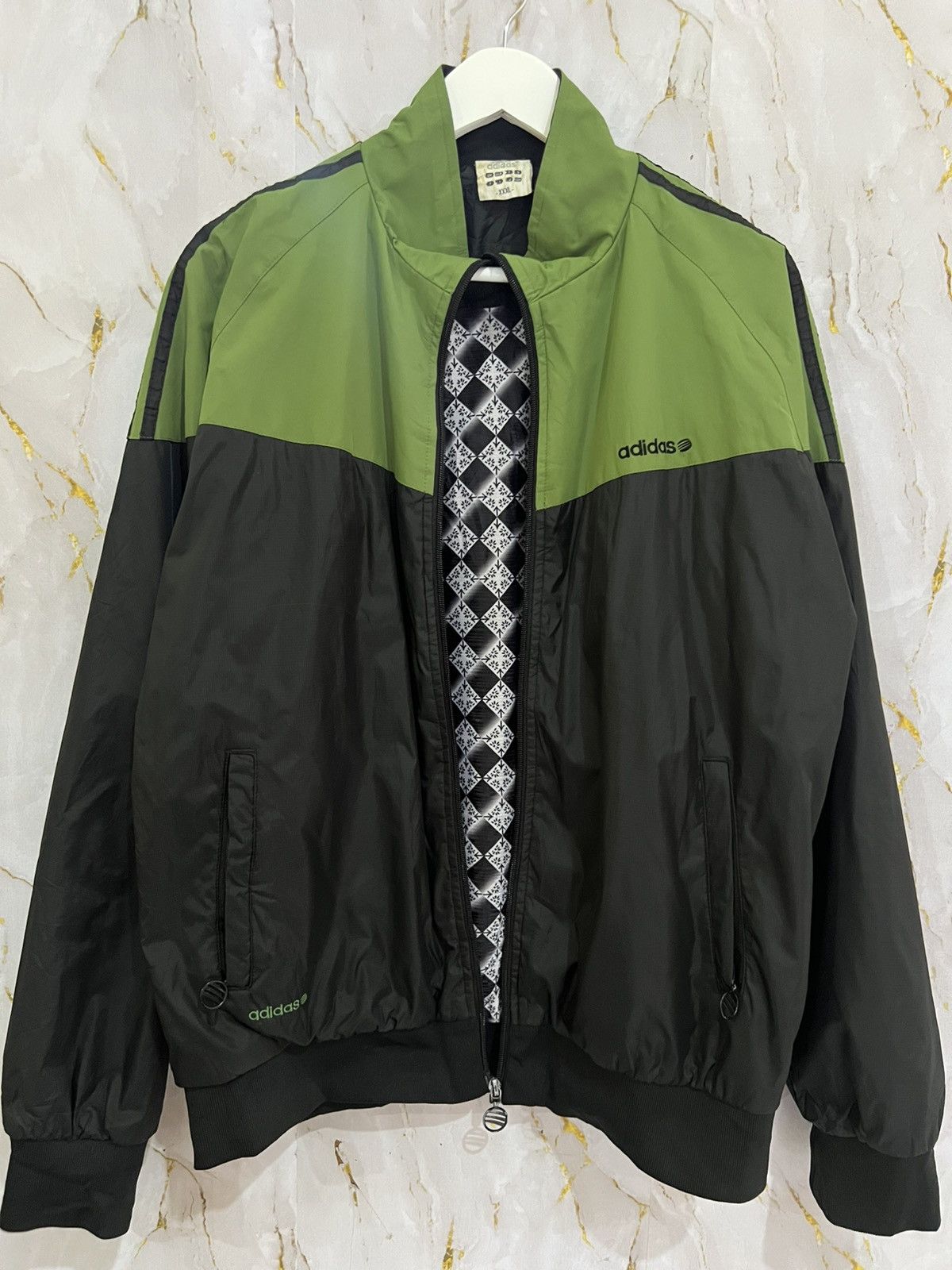 Adidas Vintage Adidas Full-Zip Windbreaker Size US XXL / EU 58 / 5 - 1 Thumbnail