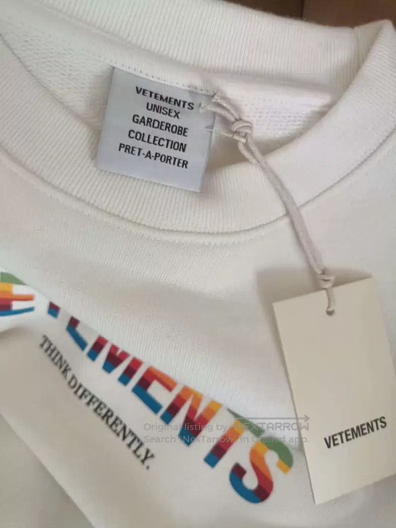Vetements Vetements Gradient Logo Sweatshirt Size US M / EU 48-50 / 2 - 5 Thumbnail