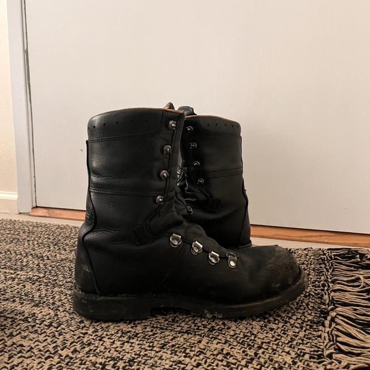 Other Black Heavy Military/Work Boots Size US 9.5 / EU 42-43 - 3 Thumbnail