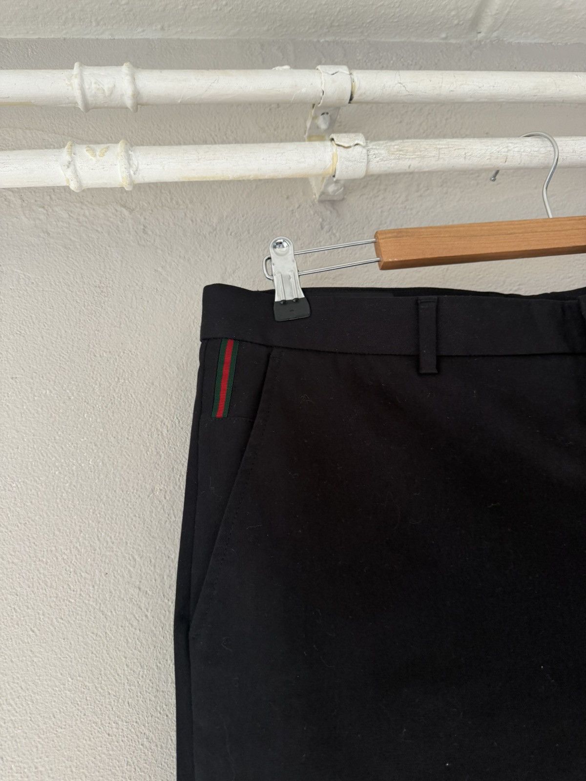 Gucci Gucci “Riding” Black Cotton Trousers Size US 36 / EU 52 - 7 Thumbnail