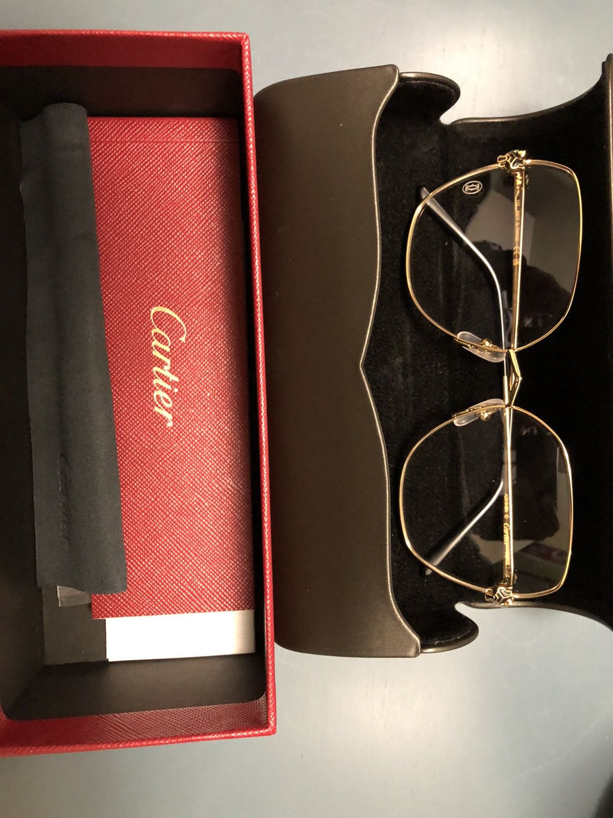 image of Cartier Ct0092O in Gold, Men's