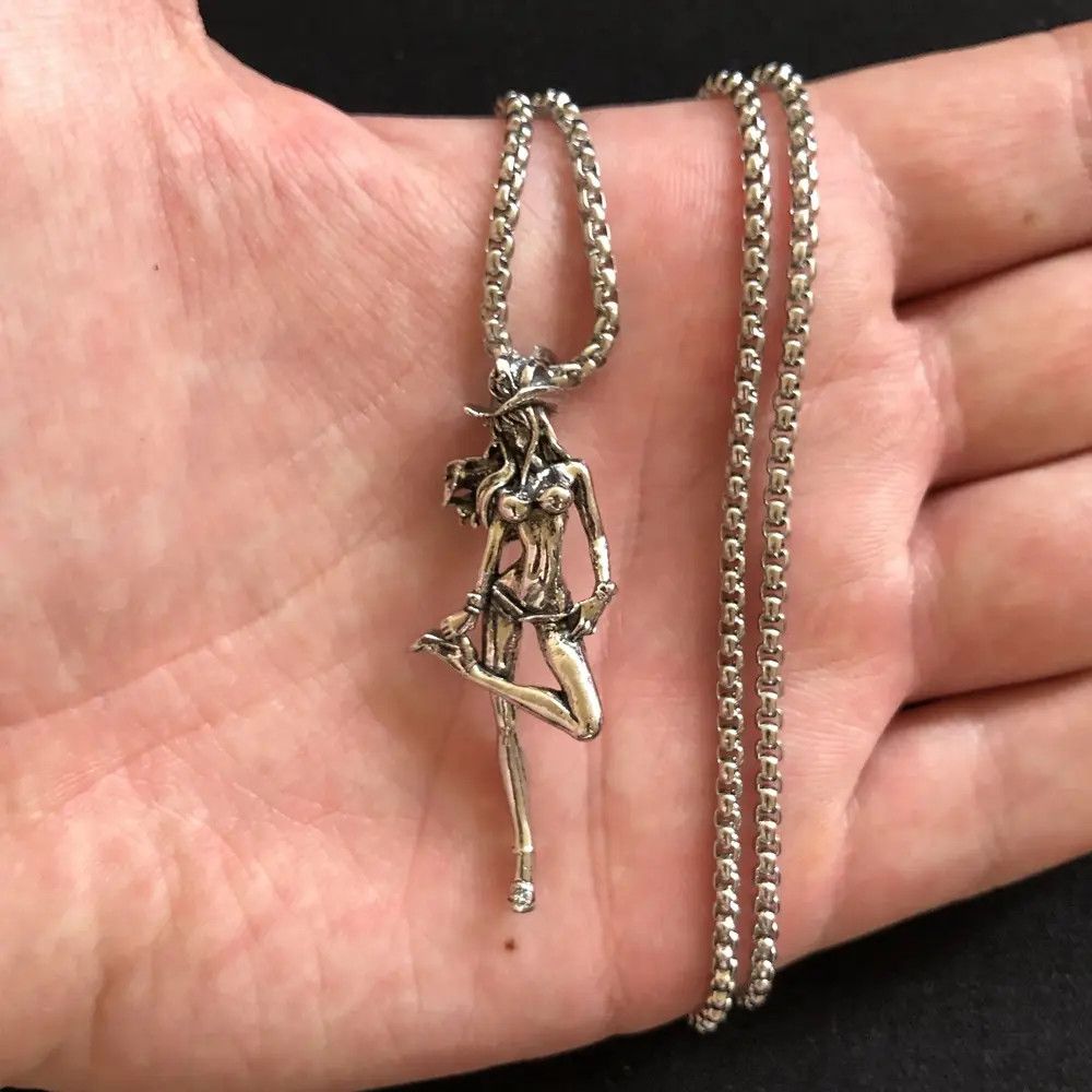 Jewelry Punk Necklace Gothic Chain Size ONE SIZE - 1 Thumbnail