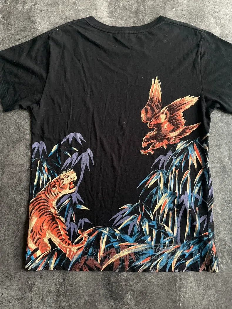 Saint Laurent Paris Saint Laurent Paris Tiger and Eagle Short Sleeve Shirt Size US L / EU 52-54 / 3 - 4 Thumbnail