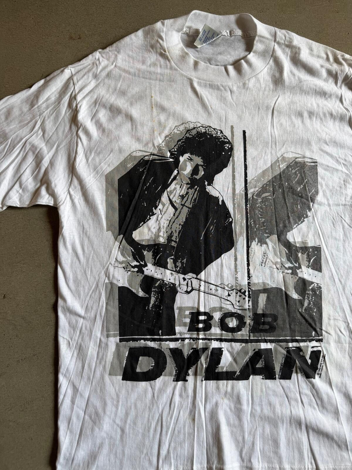 Brockum VTG 1992 Bob Dylan Tour Tee Sz L/XL Size US L / EU 52-54 / 3 - 3 Thumbnail