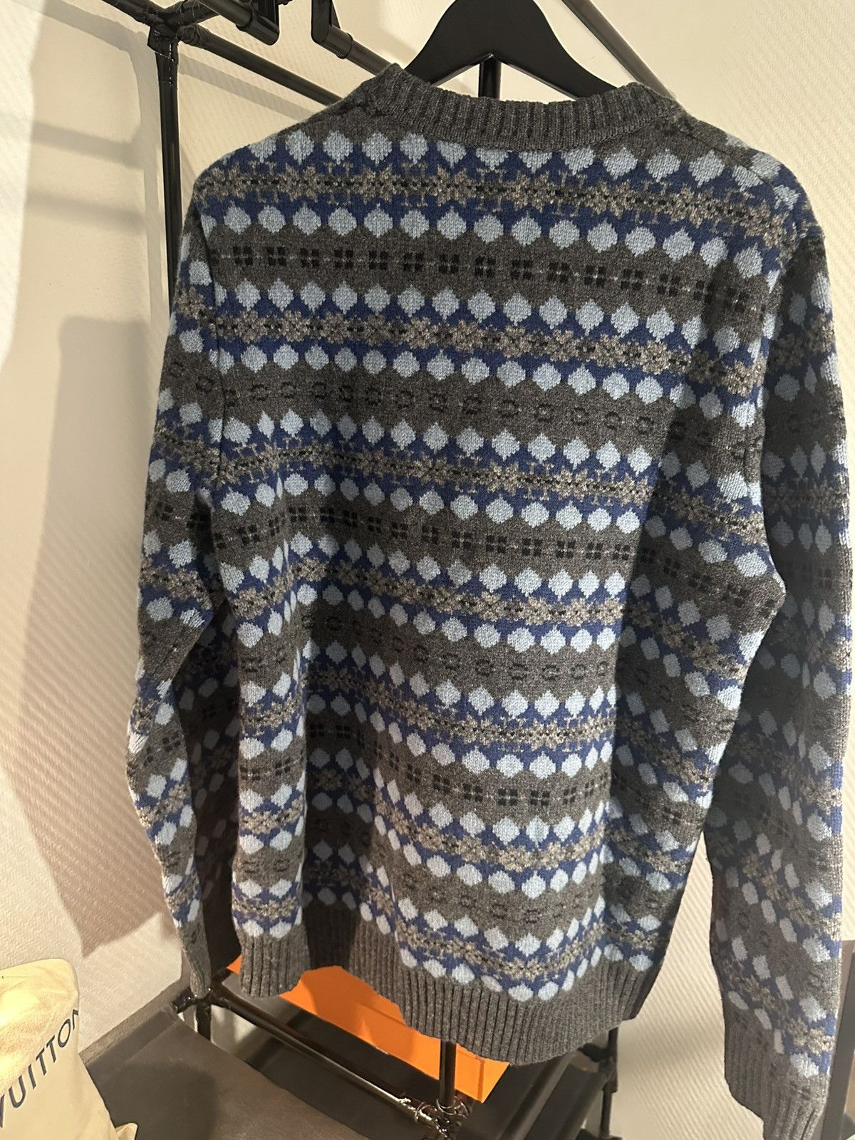 Burberry Burberry Fair Isle Wool Cashmere Logo Sweater M Size US M / EU 48-50 / 2 - 7 Thumbnail