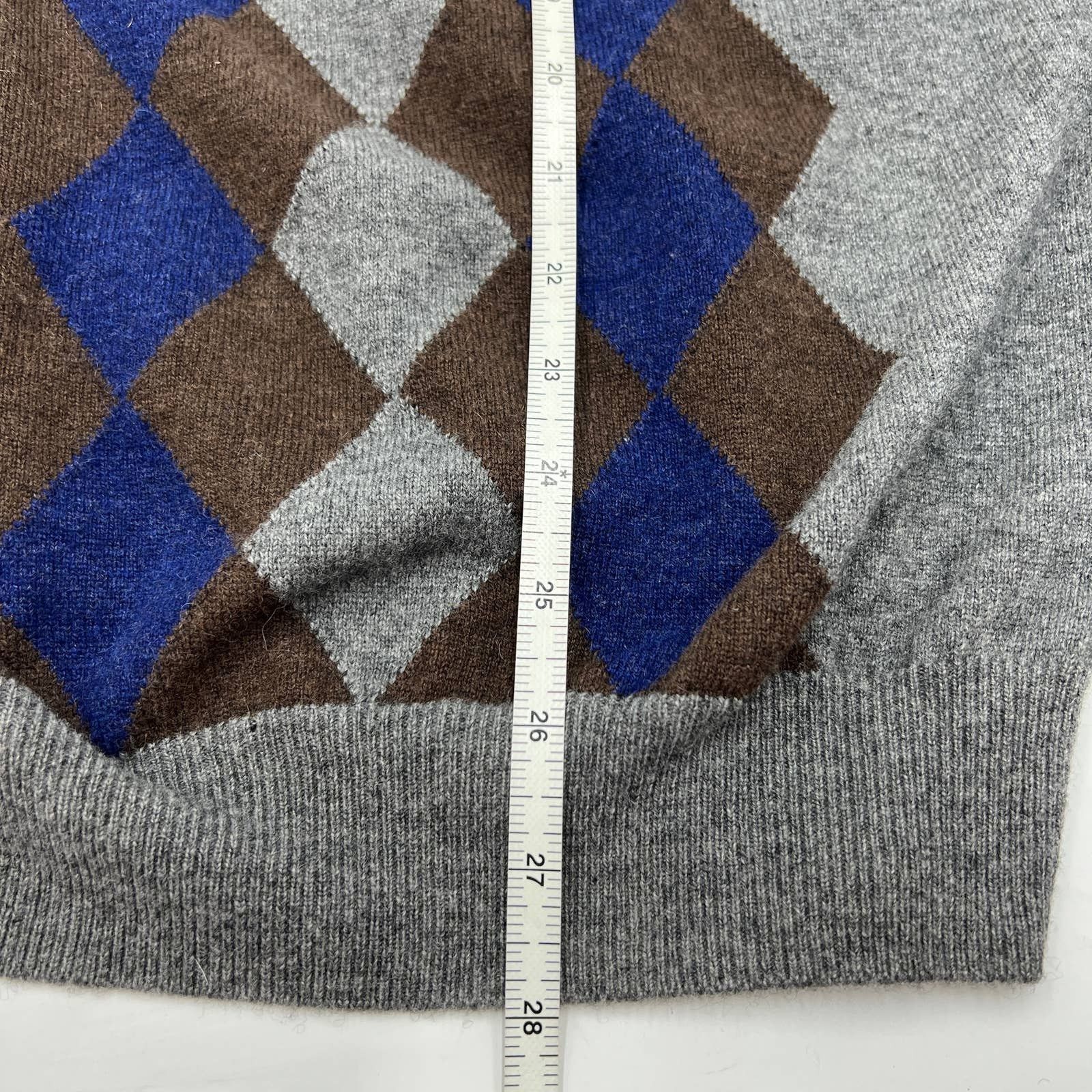 Bobby Jones Bobby Jones Sweater Wool Cashmere Diamond Pattern Pullover Size US M / EU 48-50 / 2 - 6 Thumbnail