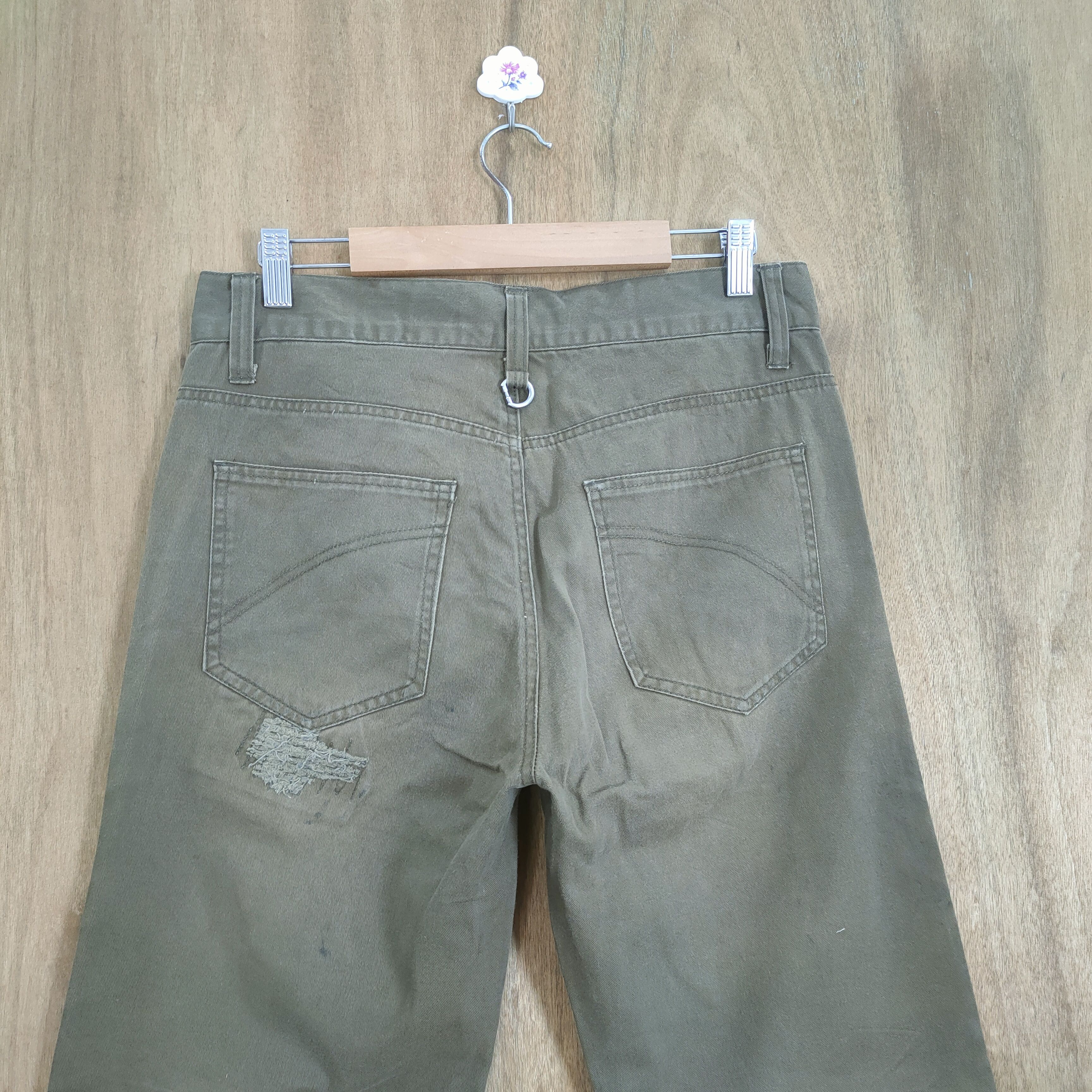 In The Attic IN THE ATTIC OLIVE GREEN PATCHWORK PANTS Size US 30 / EU 46 - 8 Thumbnail