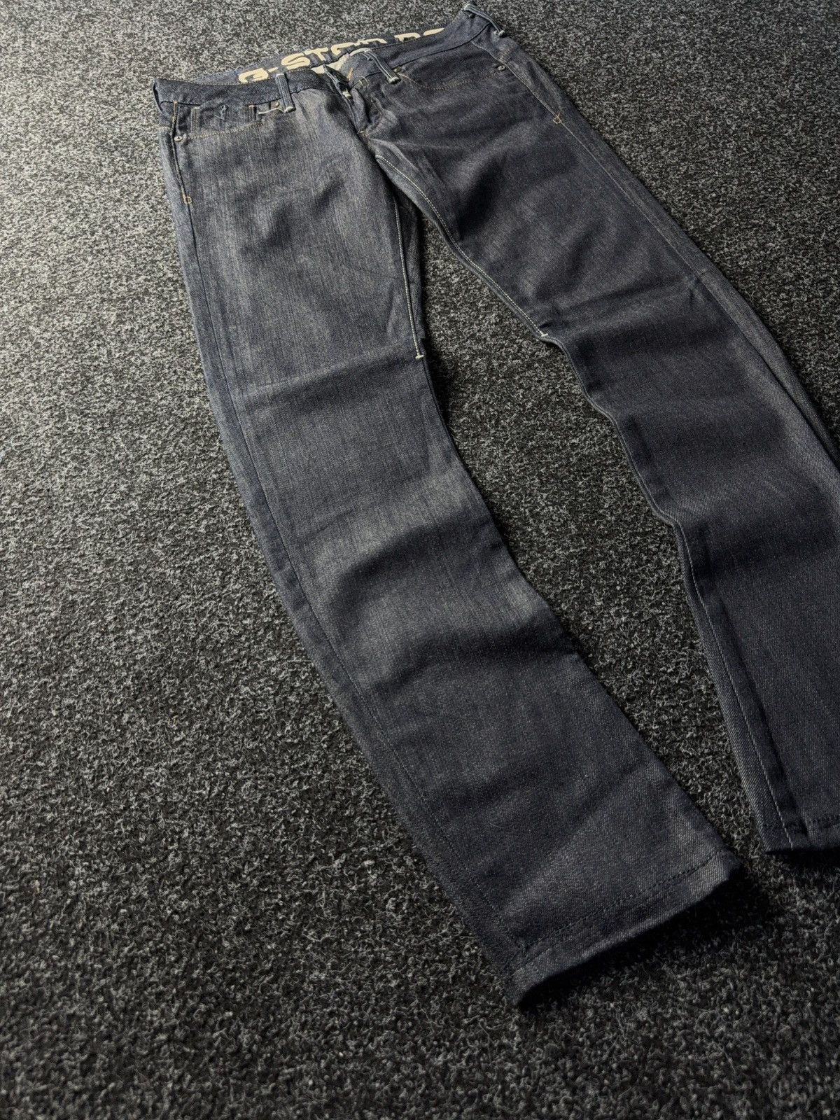 G-Star G-Star Raw Slim Fit Dark Wash Jeans Y2K Techwear Style Size 30" / US 8 / IT 44 - 2 Thumbnail