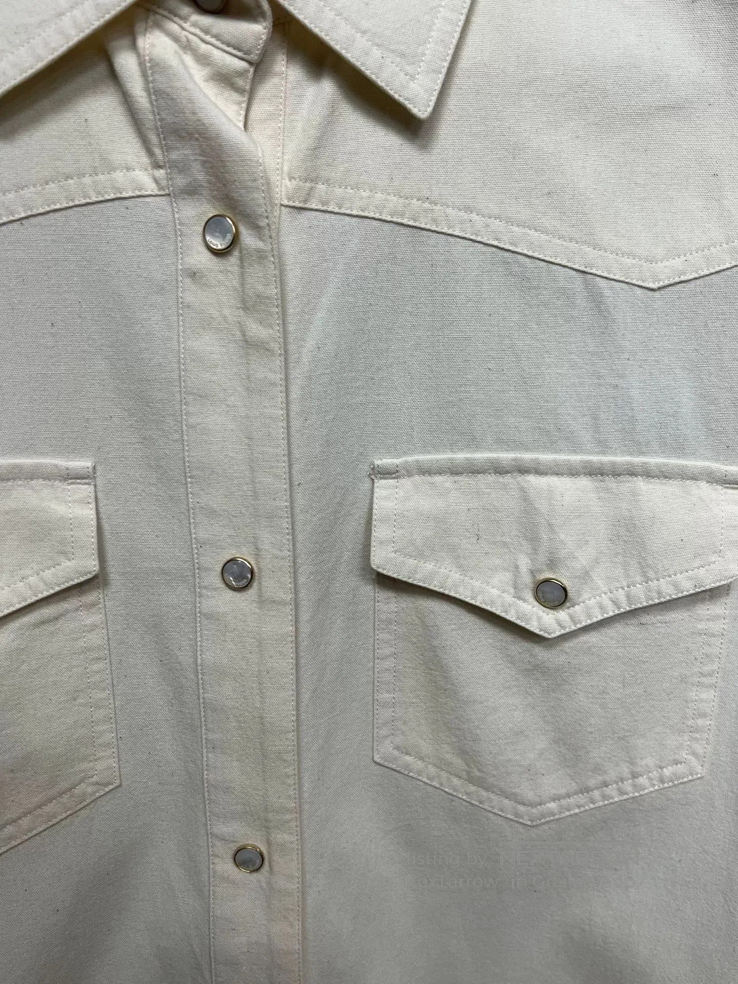 Loro Piana Loro Piana Button-Up Shirt with Two Pockets. Size US XS / EU 42 / 0 - 3 Thumbnail