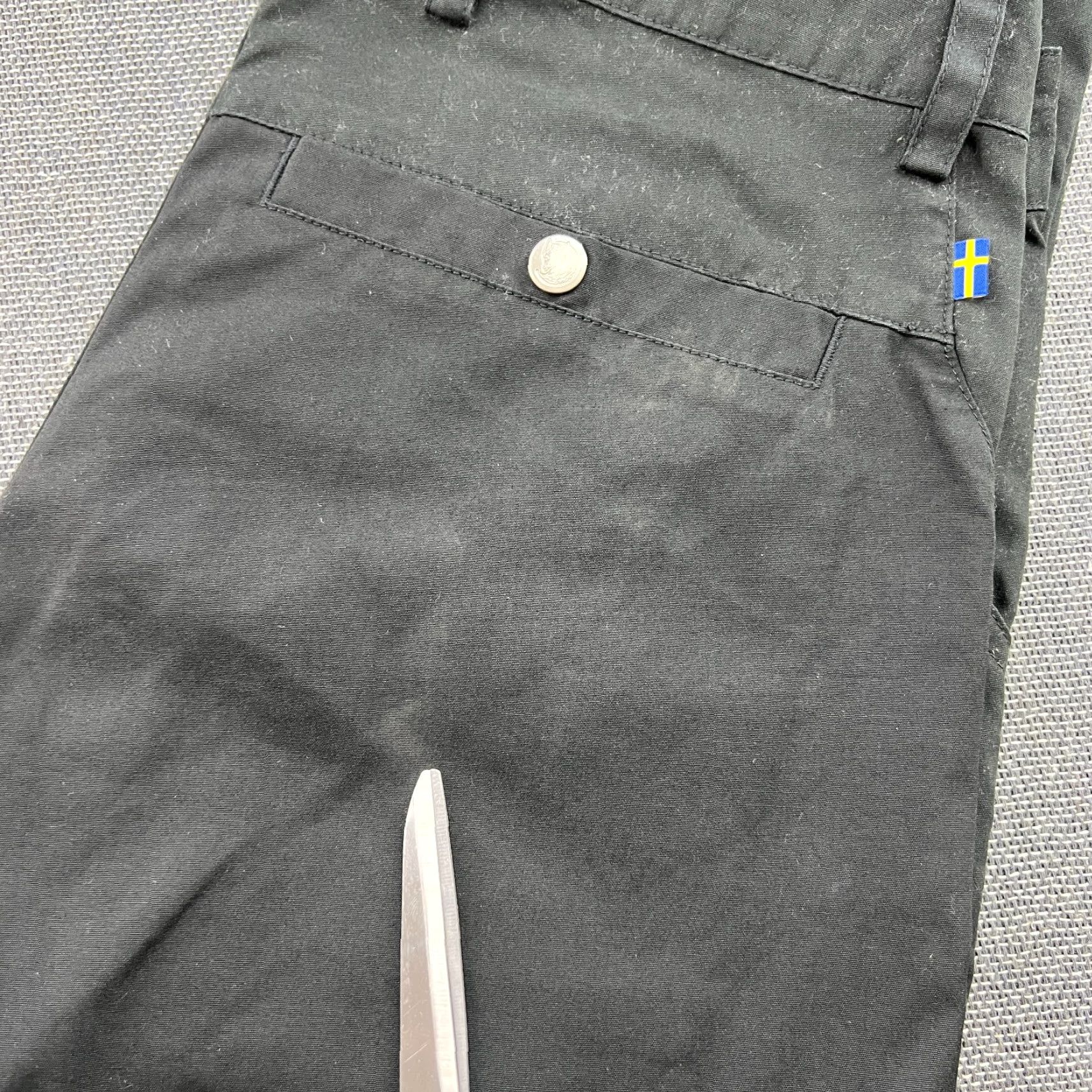 Vintage Fjällräven Niis Trousers Mens Pants Size EU 46 Black G-1000 Outdoor Track Pants Mens Size US 30 / EU 46 - 3 Thumbnail