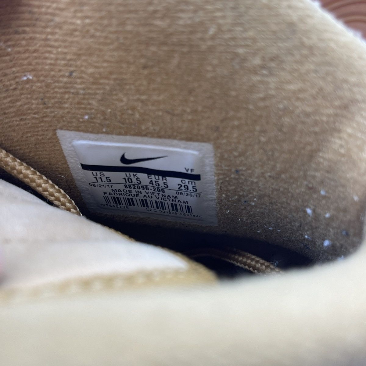 Nike Air Force 1 high 07 LV8 WB flax Size US 11.5 / EU 44-45 - 8 Thumbnail