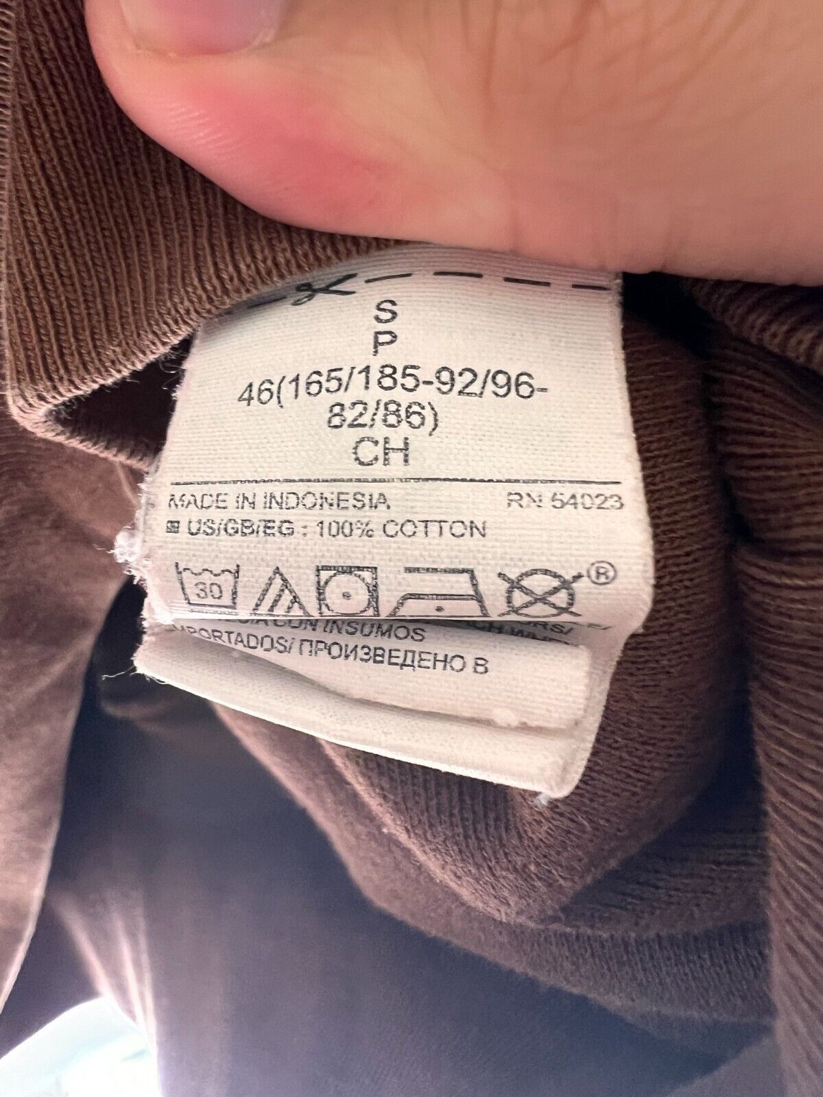 Gap × Yeezy Yeezy Gap Hoodie Brown Size Small Size US S / EU 44-46 / 1 - 4 Thumbnail